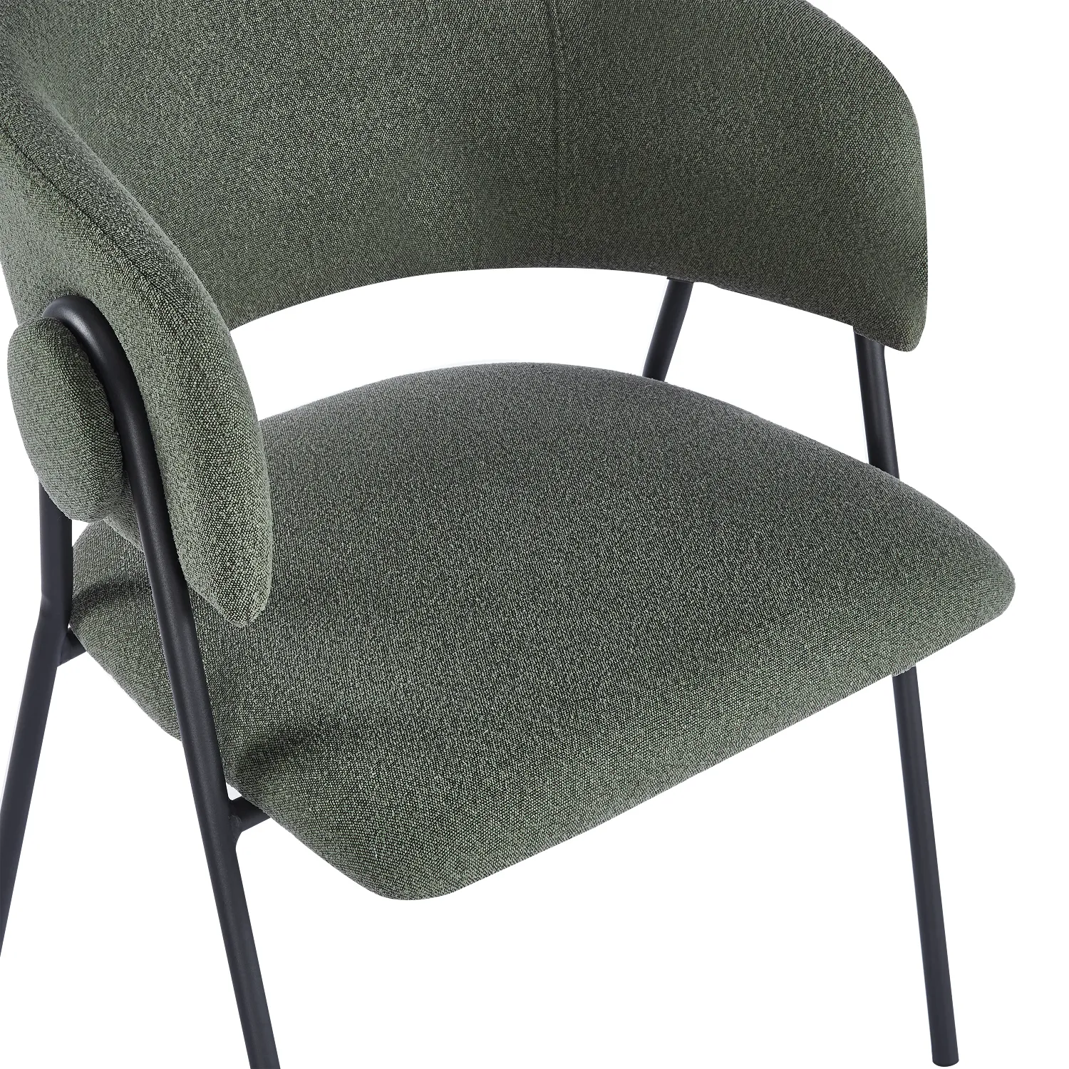 Alverra Dining Chair – Deep Moss Green (Set of 4) - Image 10