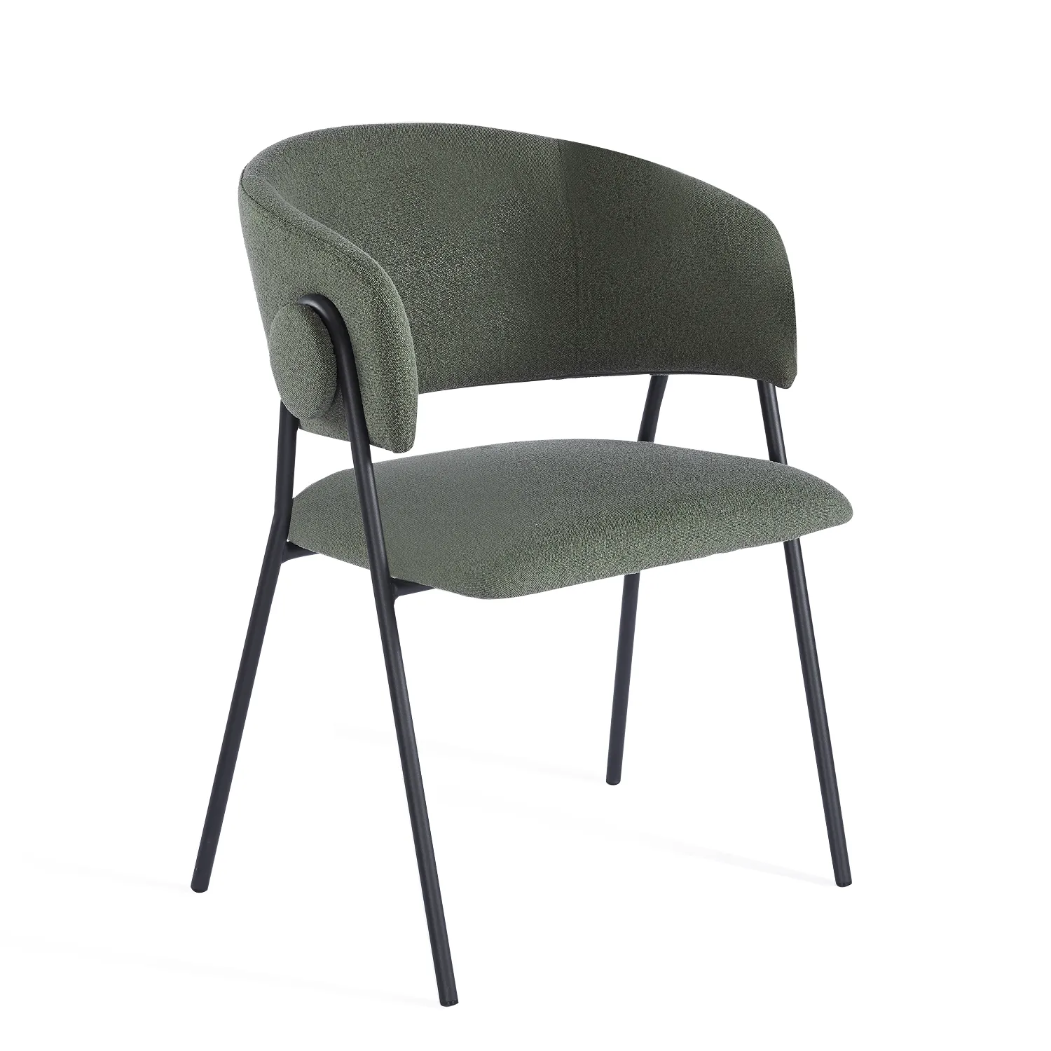 Alverra Dining Chair – Deep Moss Green (Set of 4) - Image 3