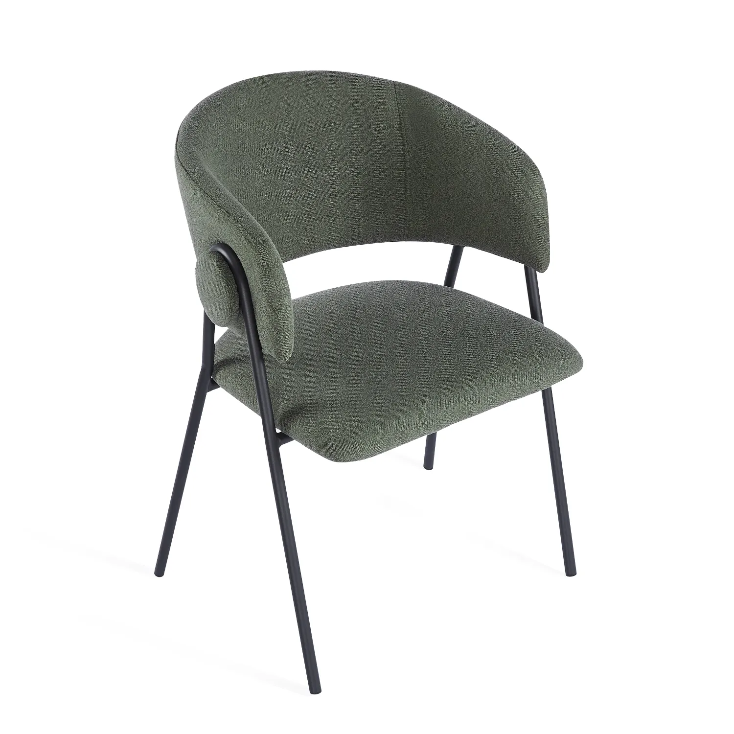 Alverra Dining Chair – Deep Moss Green (Set of 4) - Image 4
