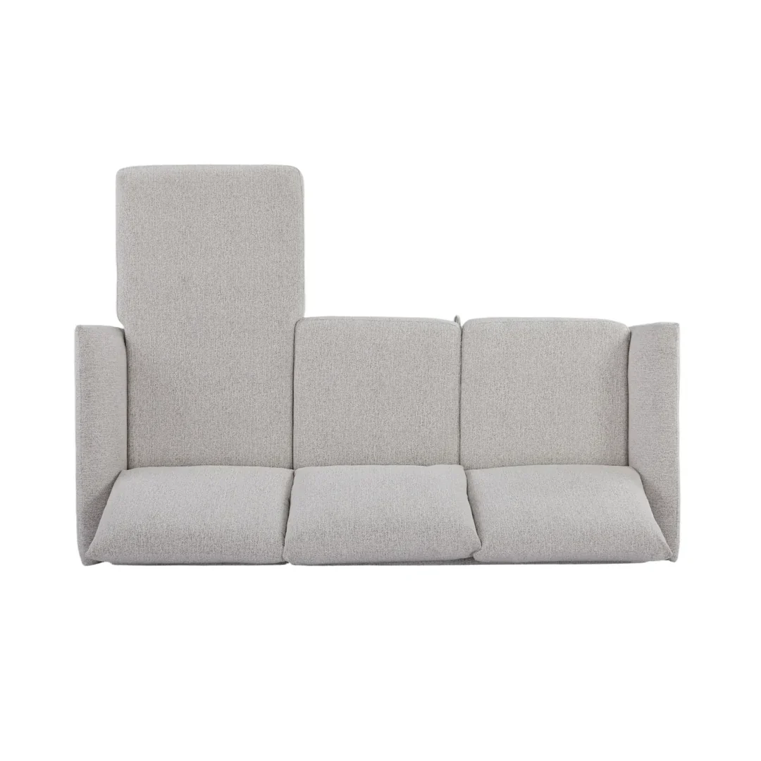 Arlo Fabric 3 Seater Reversible Corner Sofa Bed with Storage – Beige - Image 4