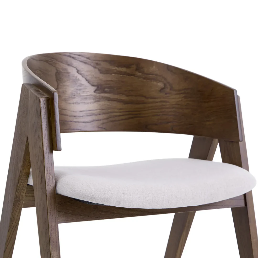 Artisan Fabric Chair - Light Brown - Image 4