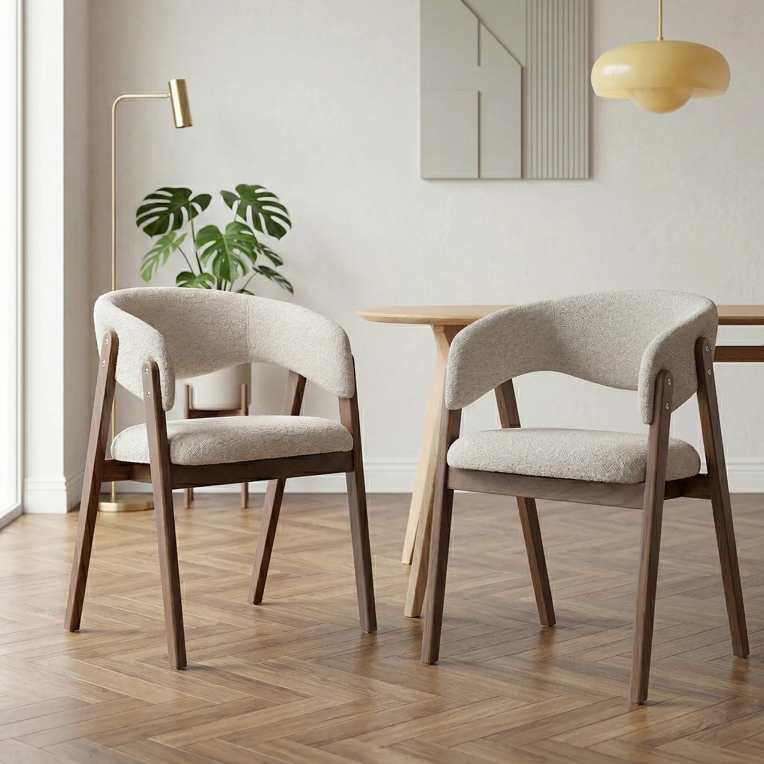 Ashcroft Dining Chair – Cream