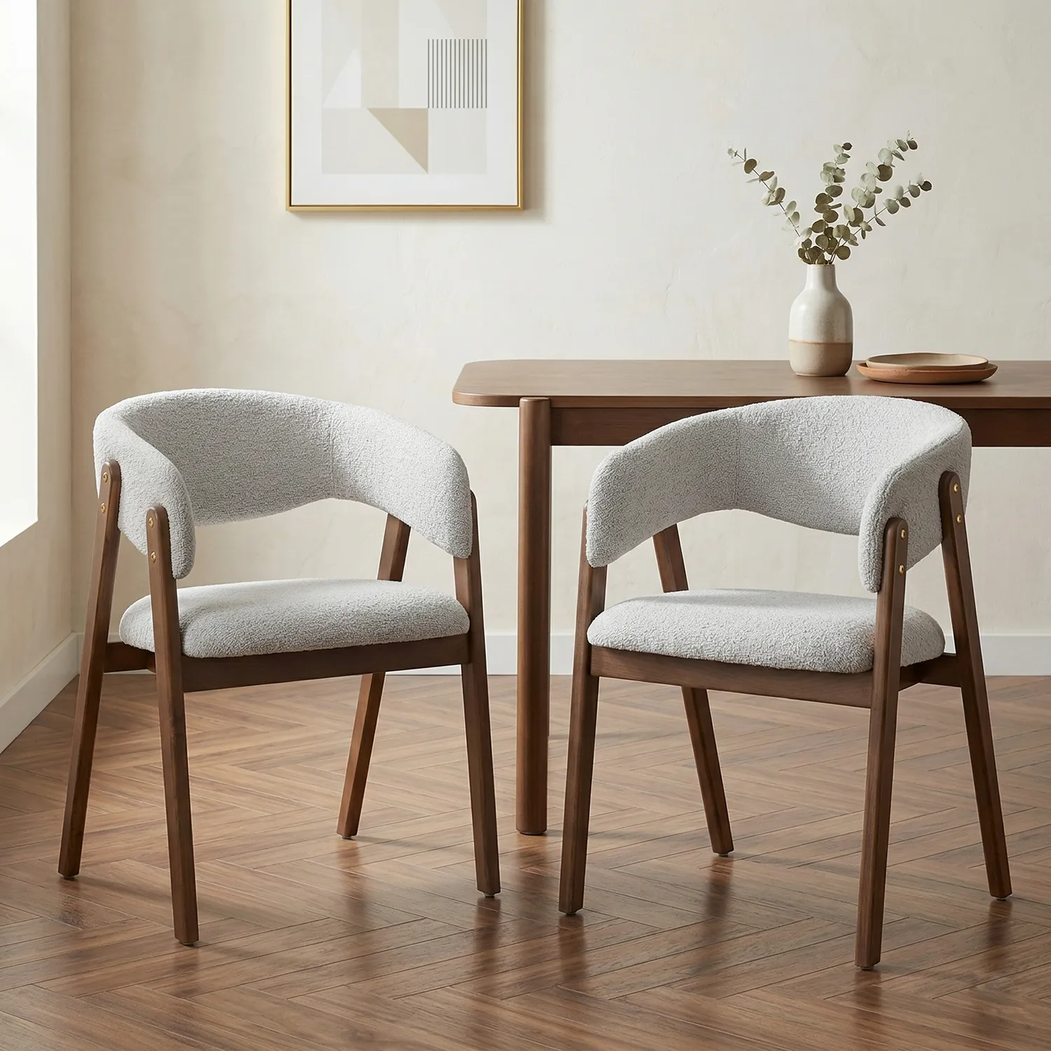 Ashcroft Dining Chair – Light Grey
