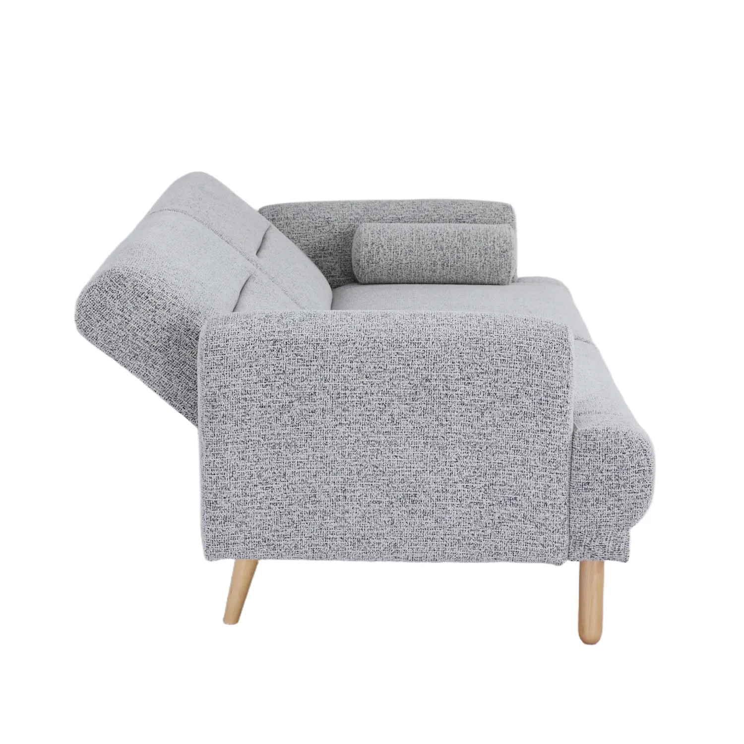 Ashton Fabric Click-Clark 3 Seater Sofa Bed – Grey - Image 10