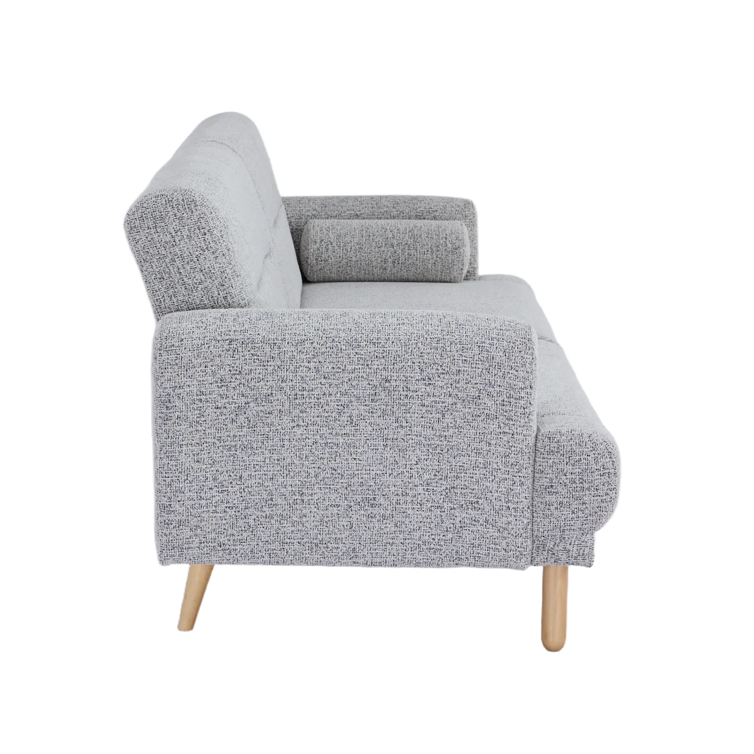 Ashton Fabric Click-Clark 3 Seater Sofa Bed – Grey - Image 11