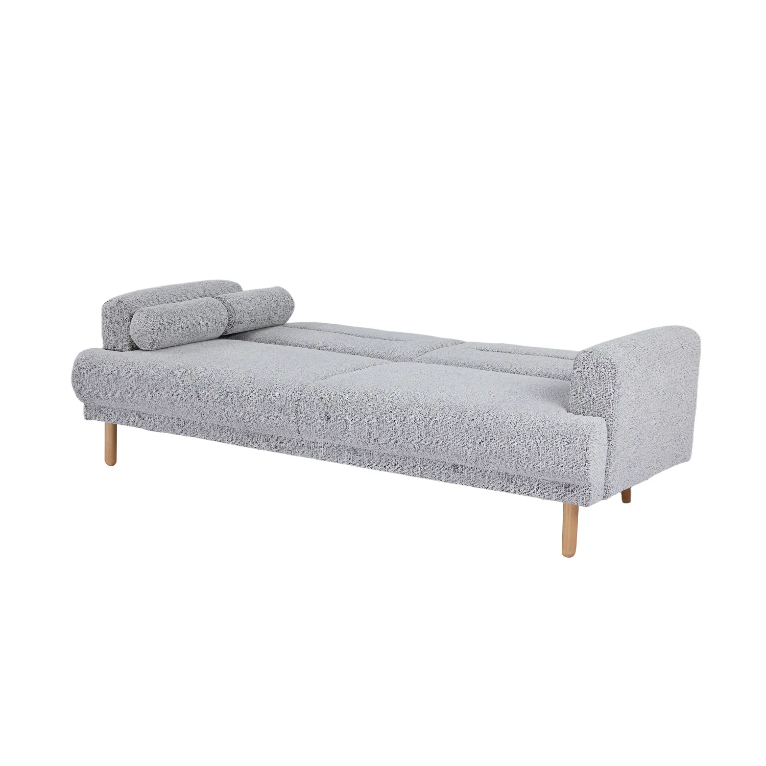 Ashton Fabric Click-Clark 3 Seater Sofa Bed – Grey - Image 13