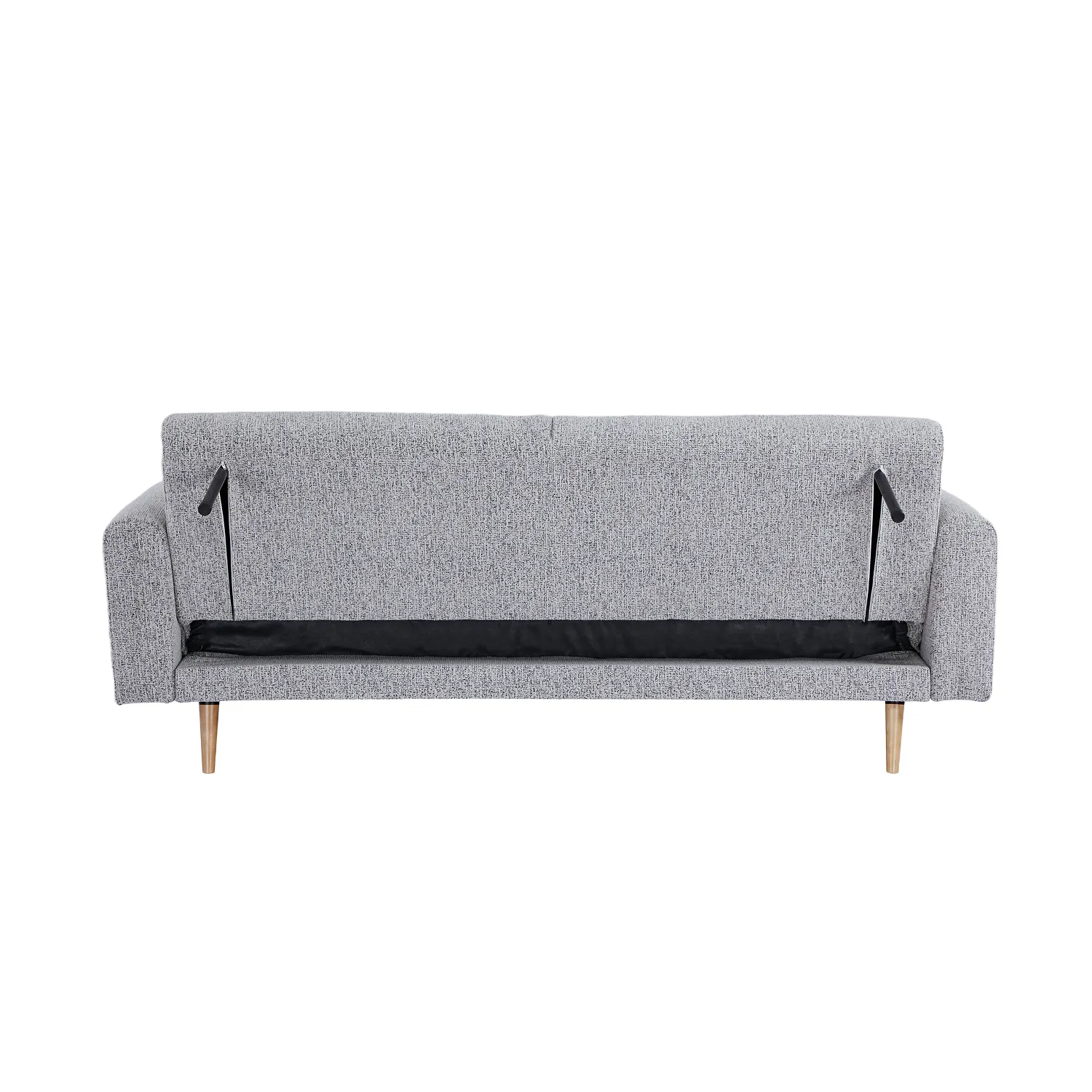 Ashton Fabric Click-Clark 3 Seater Sofa Bed – Grey - Image 14