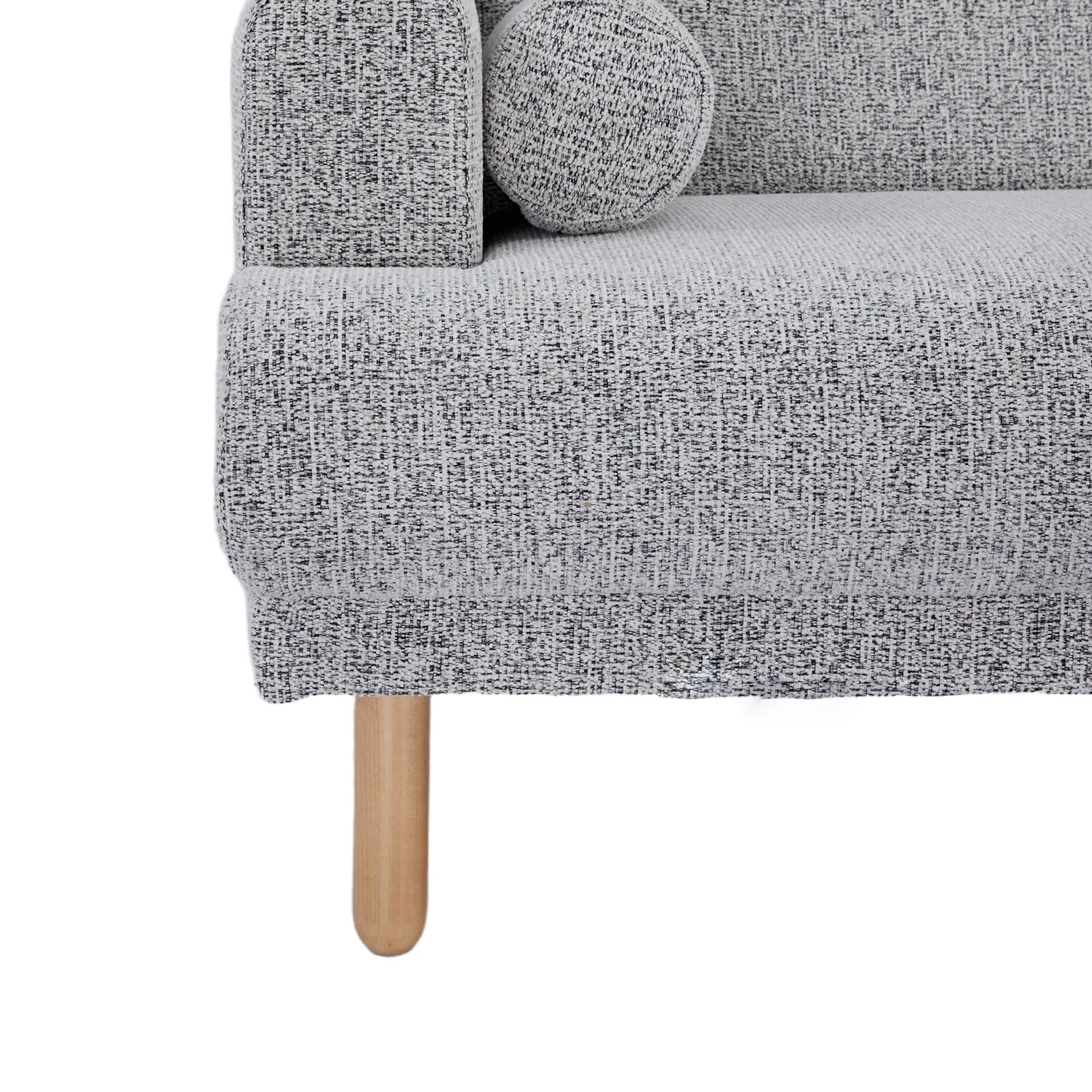 Ashton Fabric Click-Clark 3 Seater Sofa Bed – Grey - Image 16