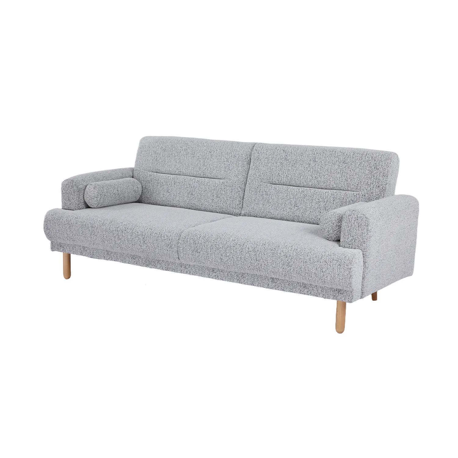 Ashton Fabric Click-Clark 3 Seater Sofa Bed – Grey - Image 6
