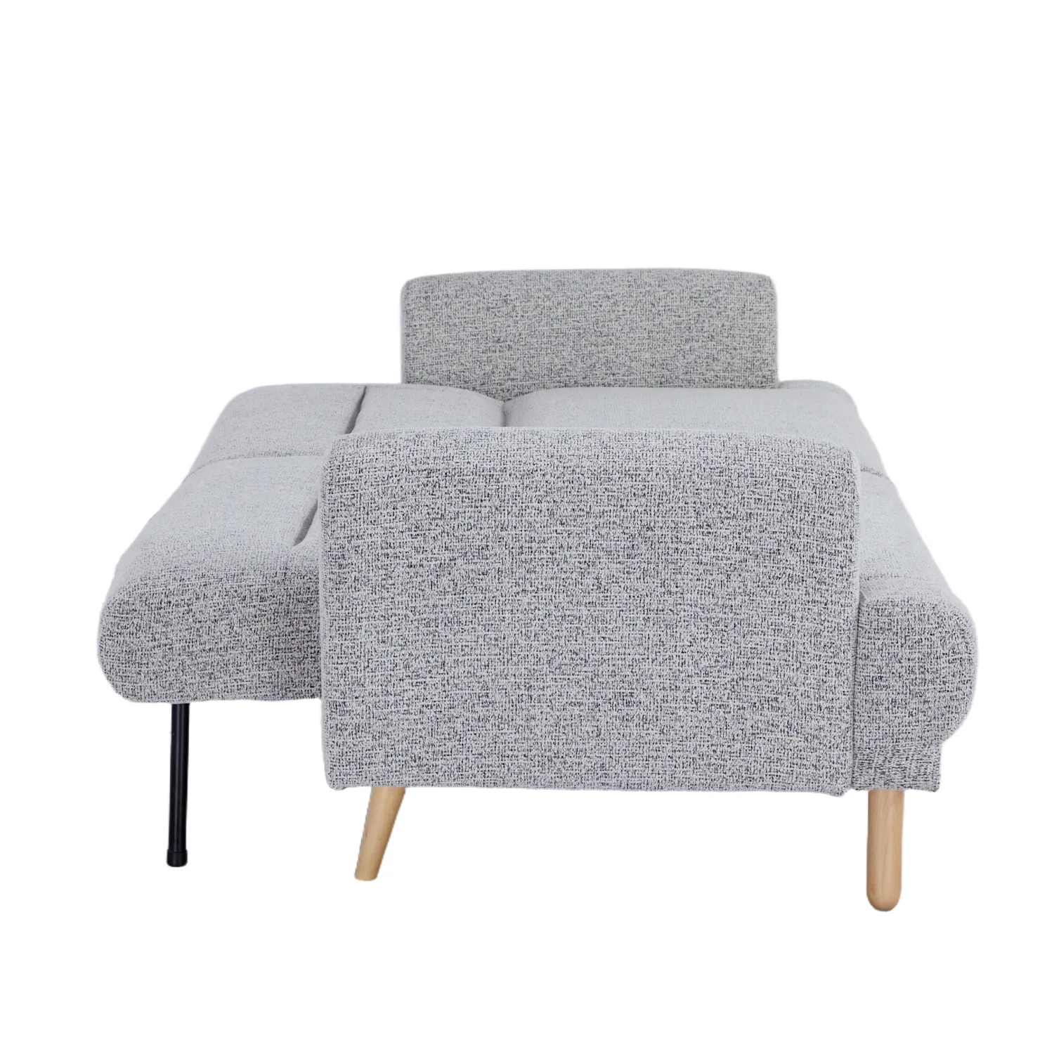 Ashton Fabric Click-Clark 3 Seater Sofa Bed – Grey - Image 7
