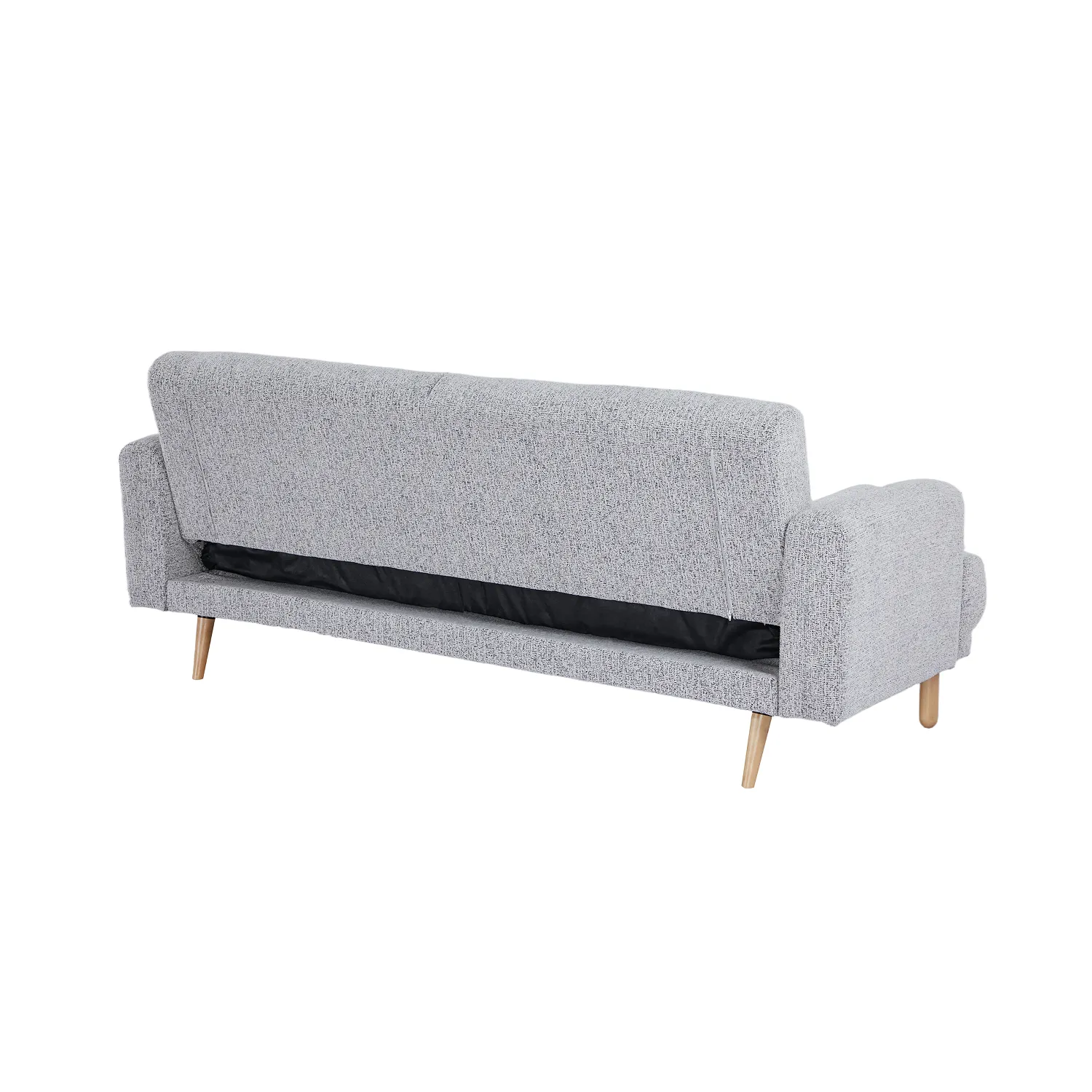 Ashton Fabric Click-Clark 3 Seater Sofa Bed – Grey - Image 8