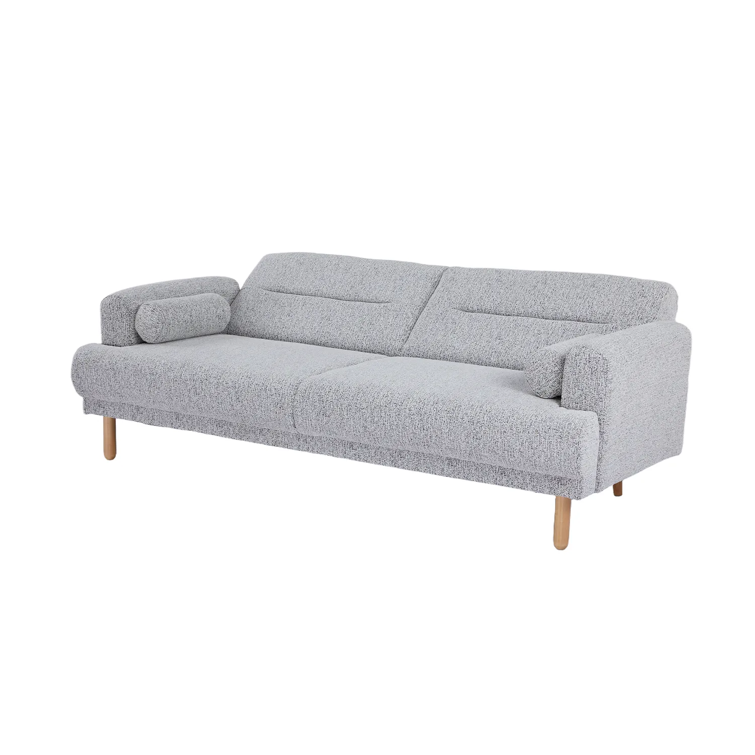 Ashton Fabric Click-Clark 3 Seater Sofa Bed – Grey - Image 9