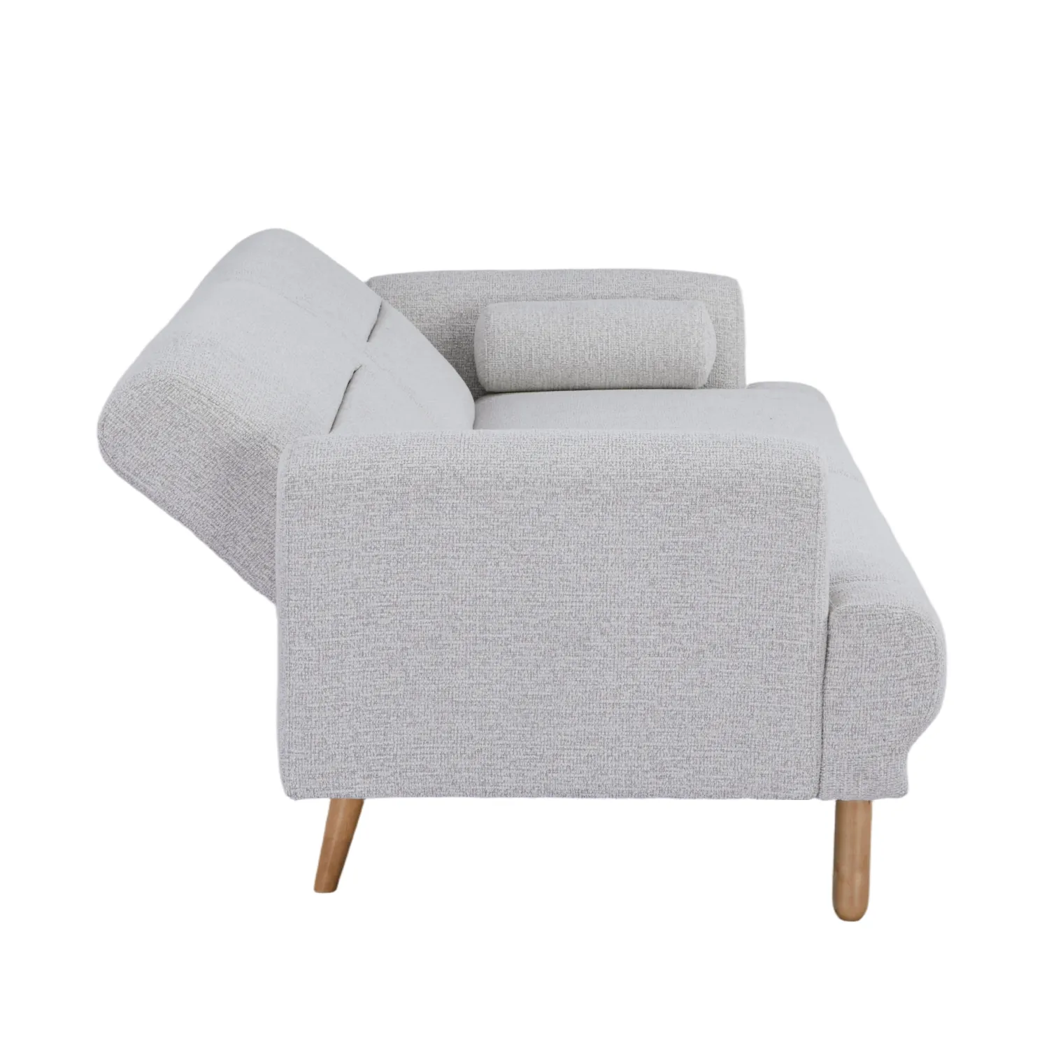 Ashton Fabric Click-Clark 3 Seater Sofa Bed – Off White - Image 12