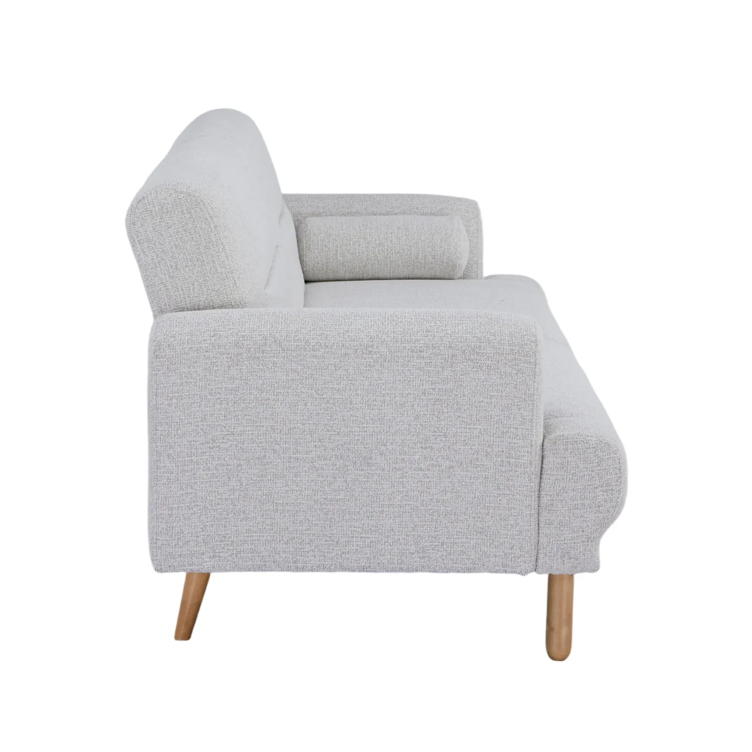 Ashton Fabric Click-Clark 3 Seater Sofa Bed – Off White - Image 13