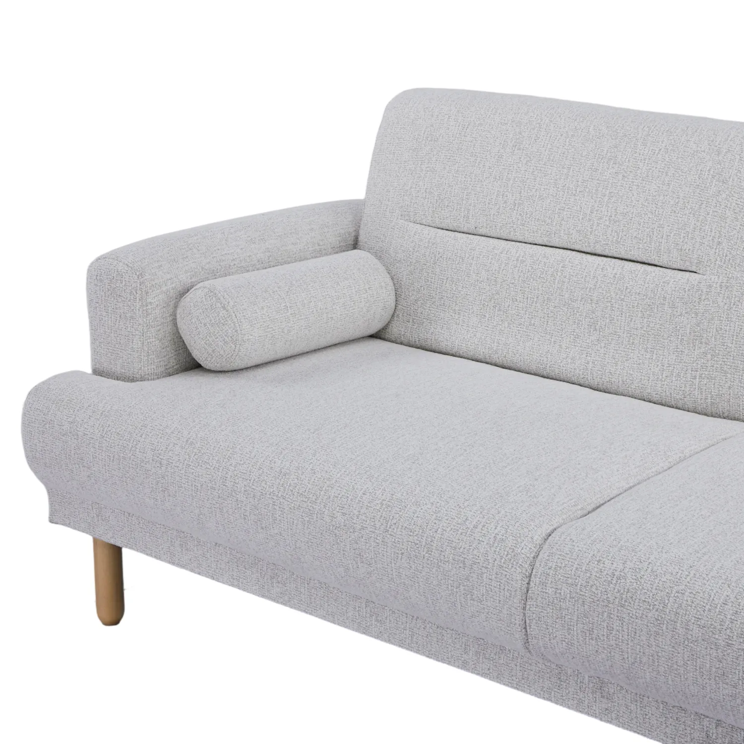 Ashton Fabric Click-Clark 3 Seater Sofa Bed – Off White - Image 15