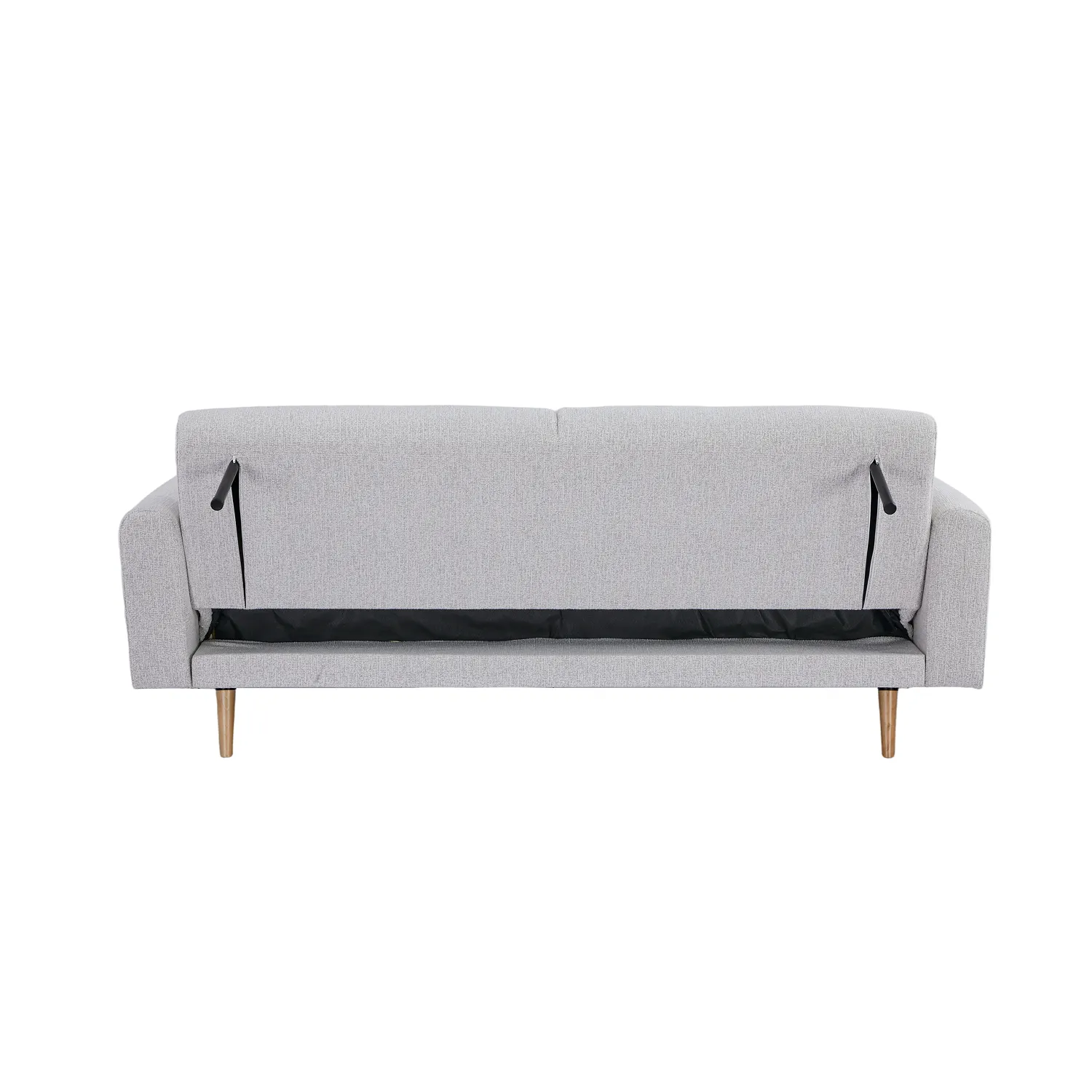Ashton Fabric Click-Clark 3 Seater Sofa Bed – Off White - Image 17