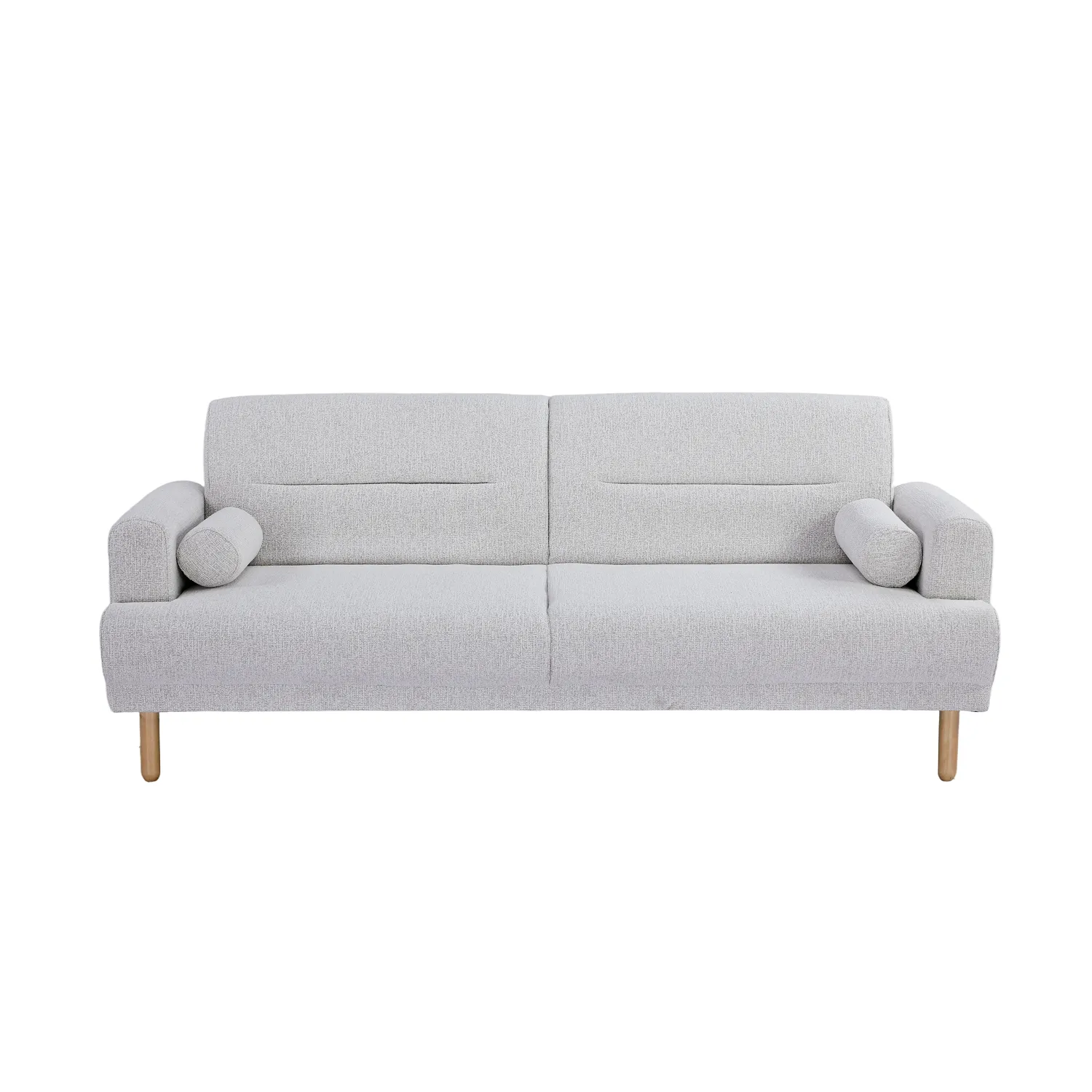Ashton Fabric Click-Clark 3 Seater Sofa Bed – Off White - Image 3