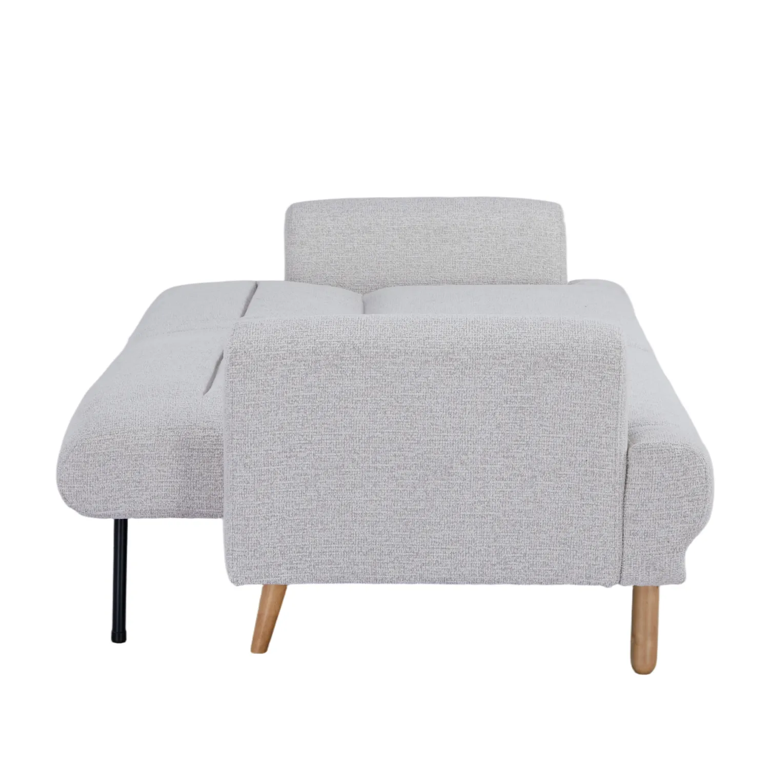 Ashton Fabric Click-Clark 3 Seater Sofa Bed – Off White - Image 8