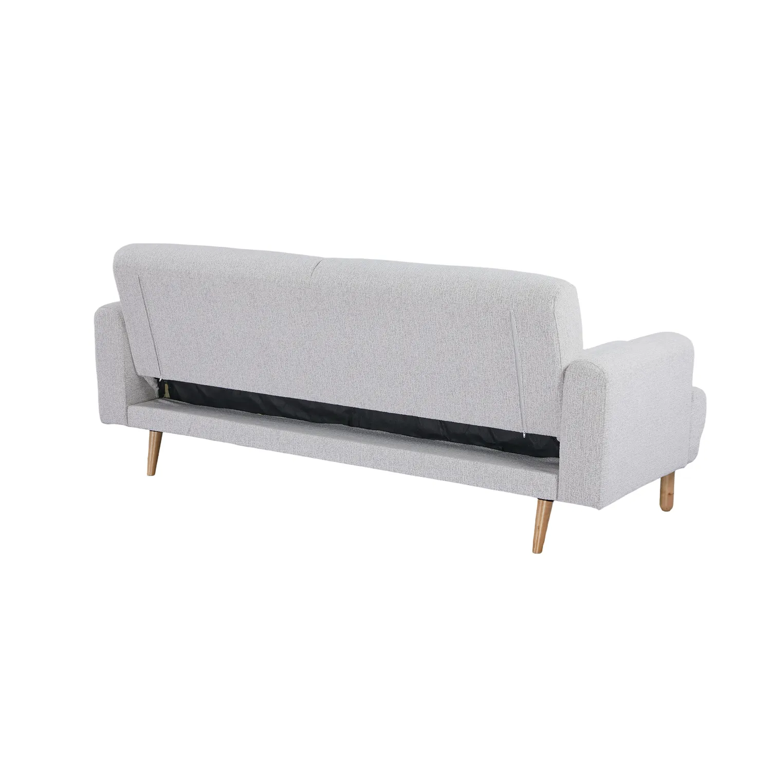 Ashton Fabric Click-Clark 3 Seater Sofa Bed – Off White - Image 9