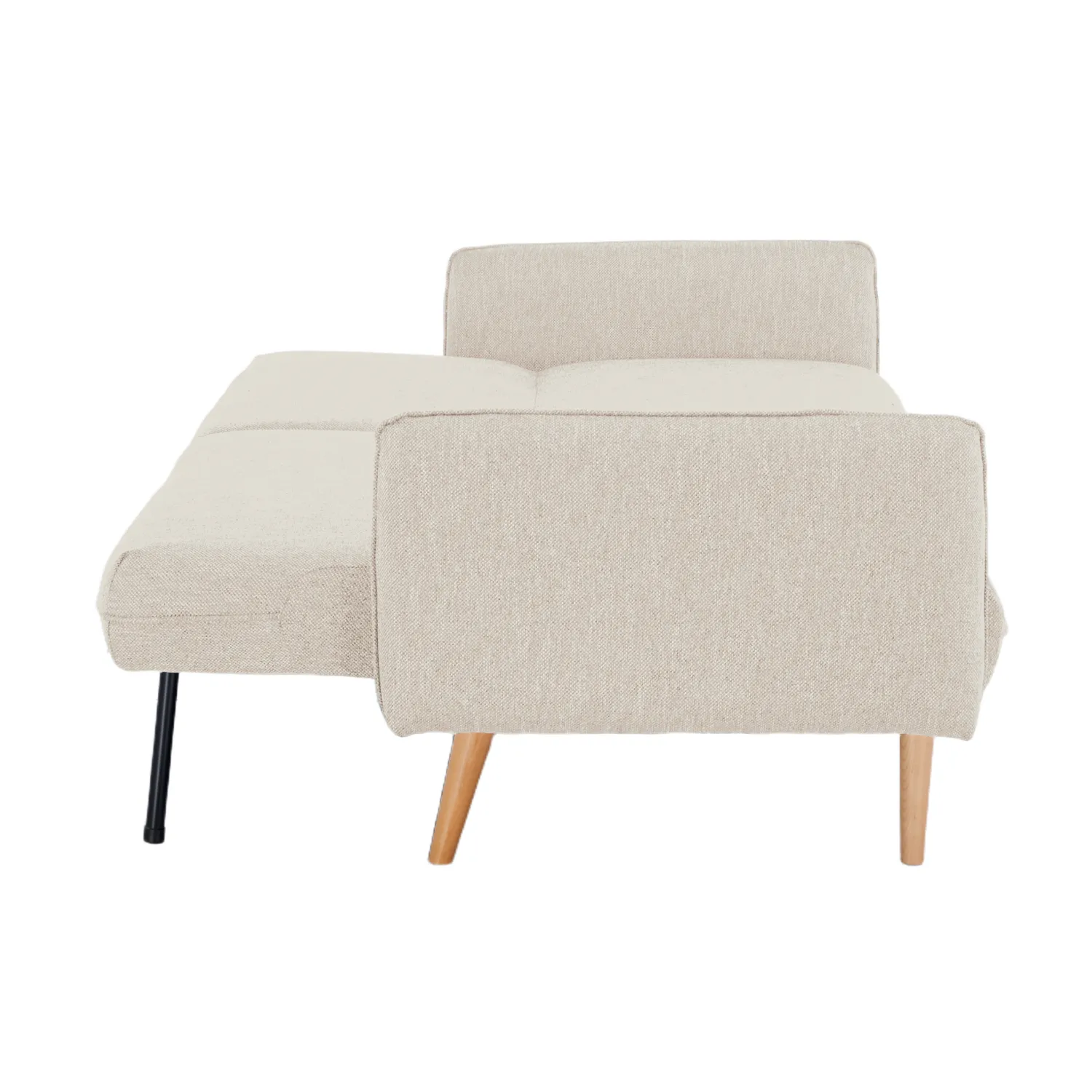 Avalon Fabric Click-Clark 3 Seater Sofa Bed – Cream - Image 13