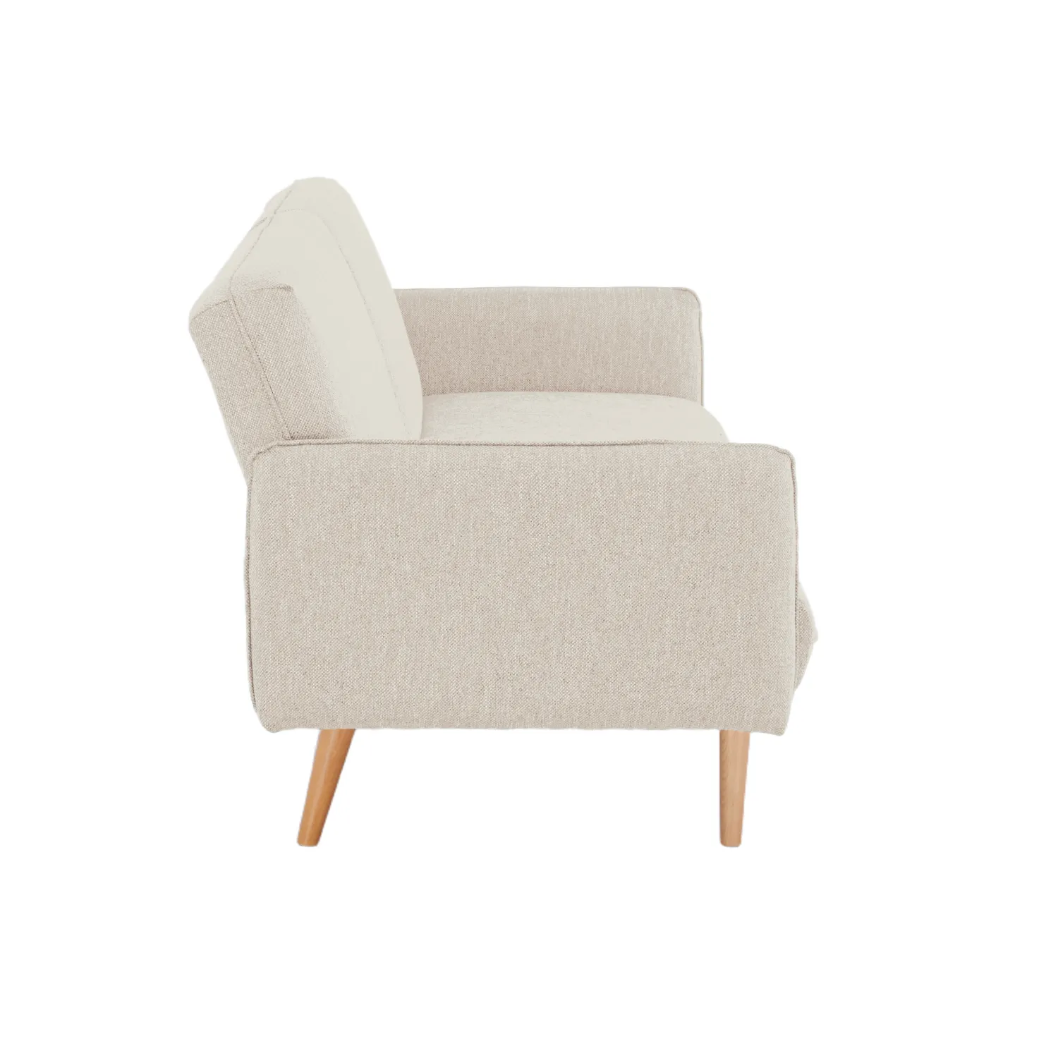 Avalon Fabric Click-Clark 3 Seater Sofa Bed – Cream - Image 14