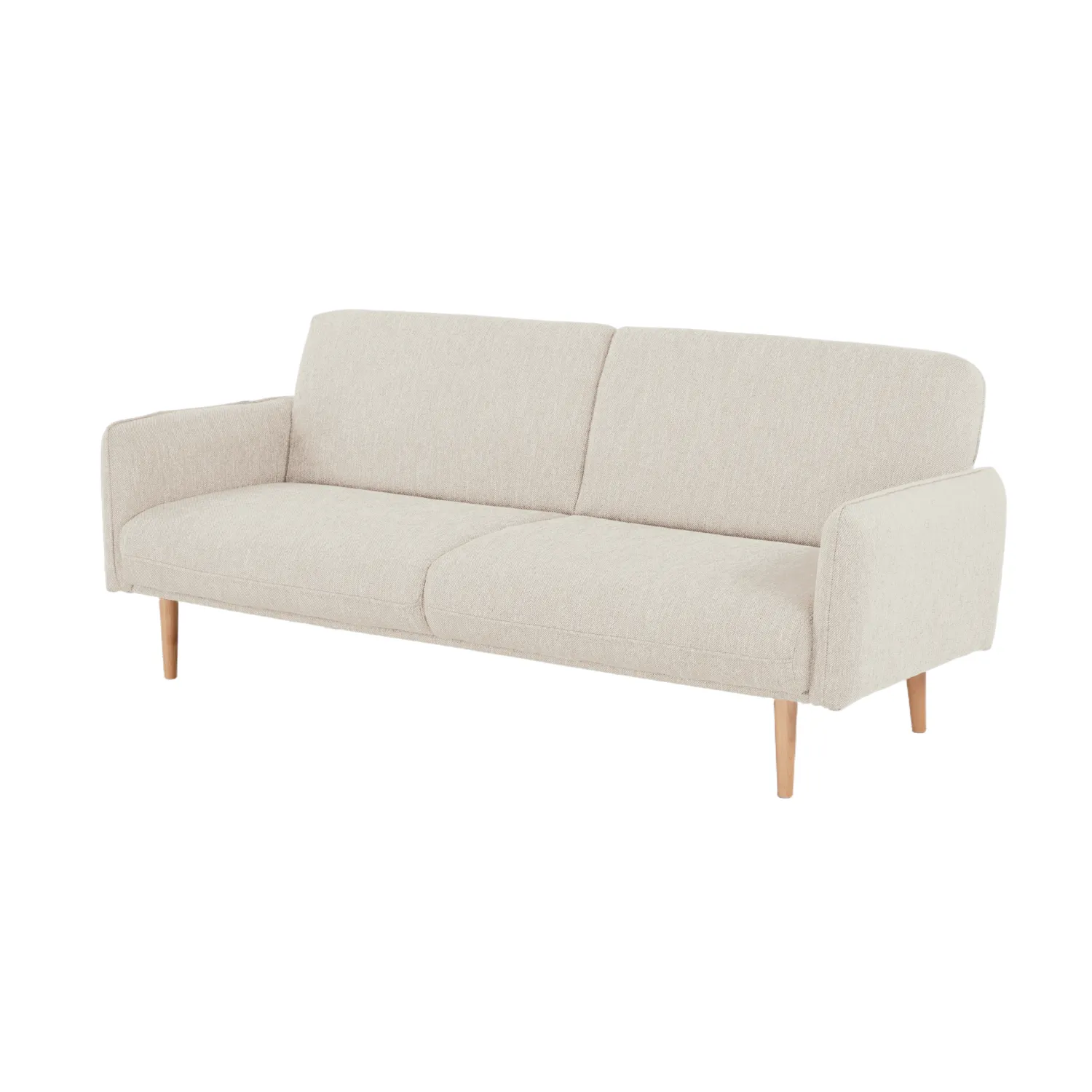 Avalon Fabric Click-Clark 3 Seater Sofa Bed – Cream - Image 4