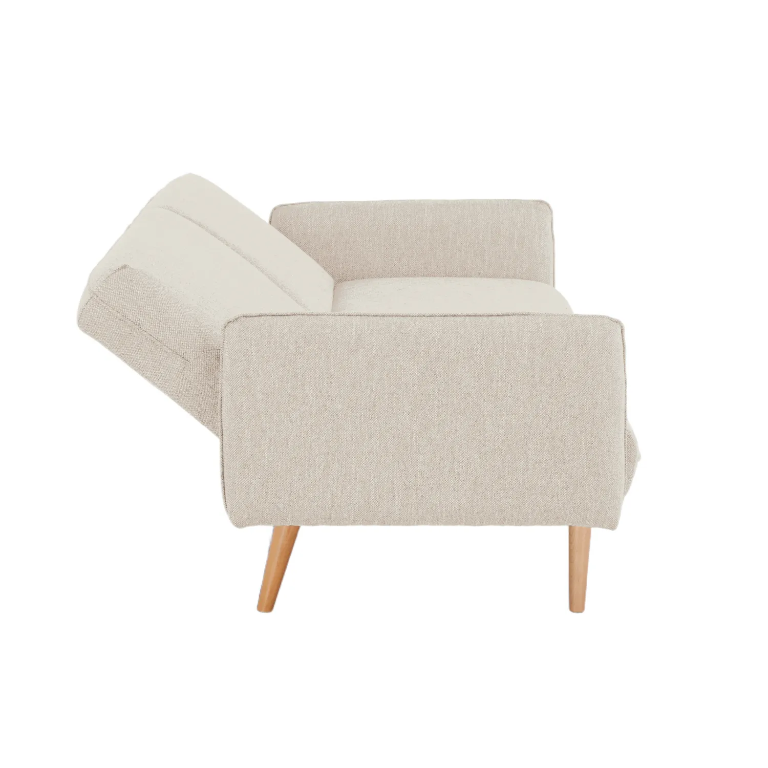 Avalon Fabric Click-Clark 3 Seater Sofa Bed – Cream - Image 5