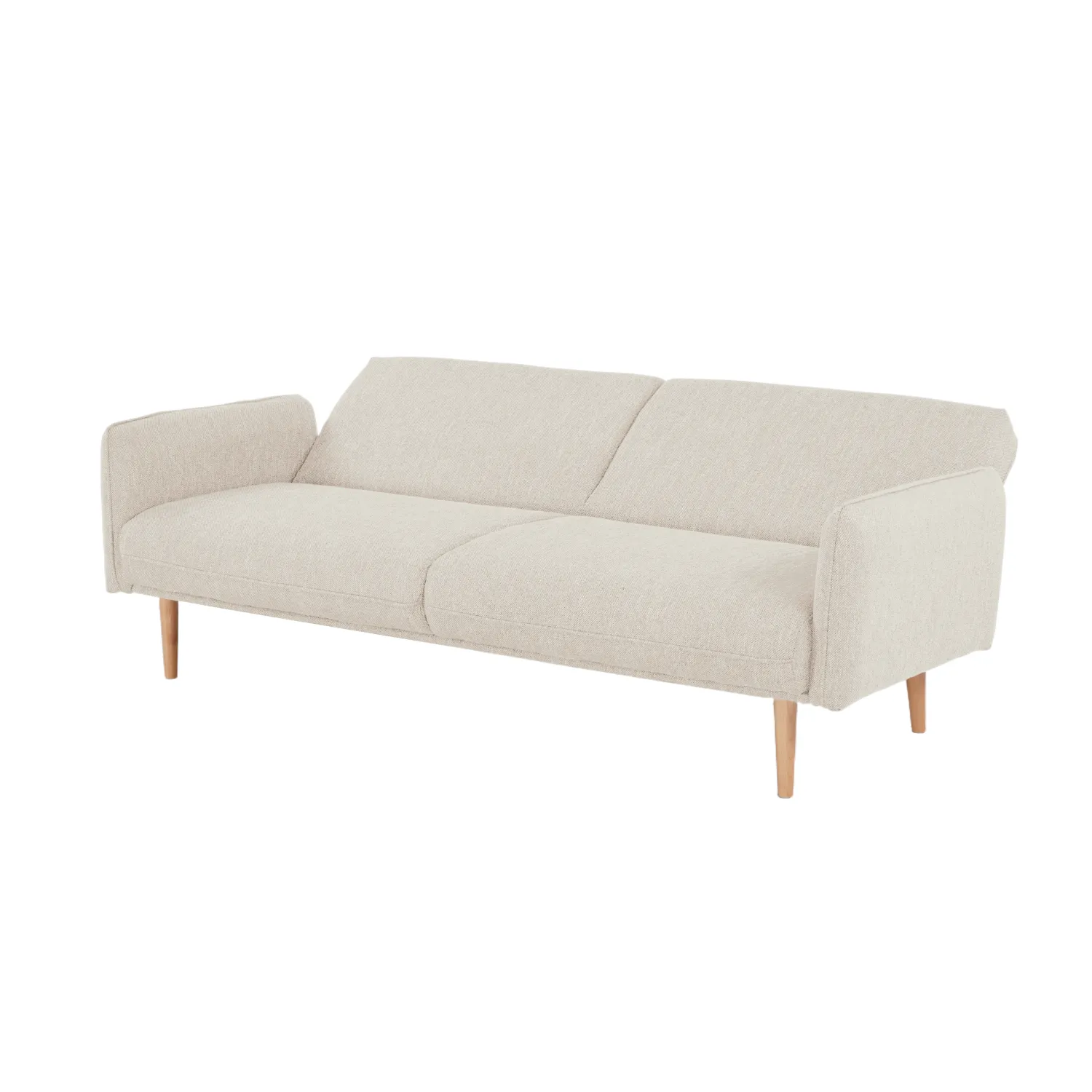 Avalon Fabric Click-Clark 3 Seater Sofa Bed – Cream - Image 6