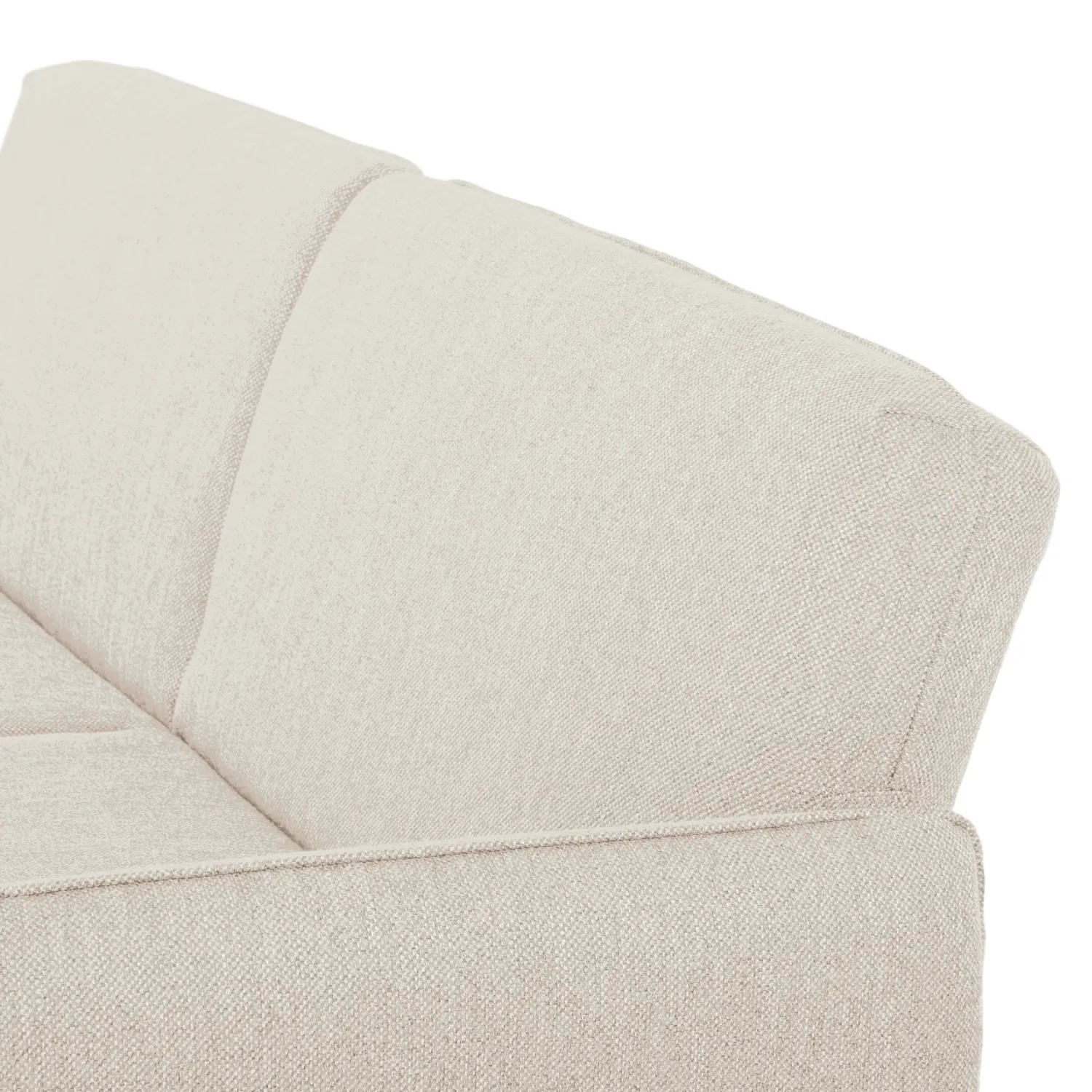 Avalon Fabric Click-Clark 3 Seater Sofa Bed – Cream - Image 9