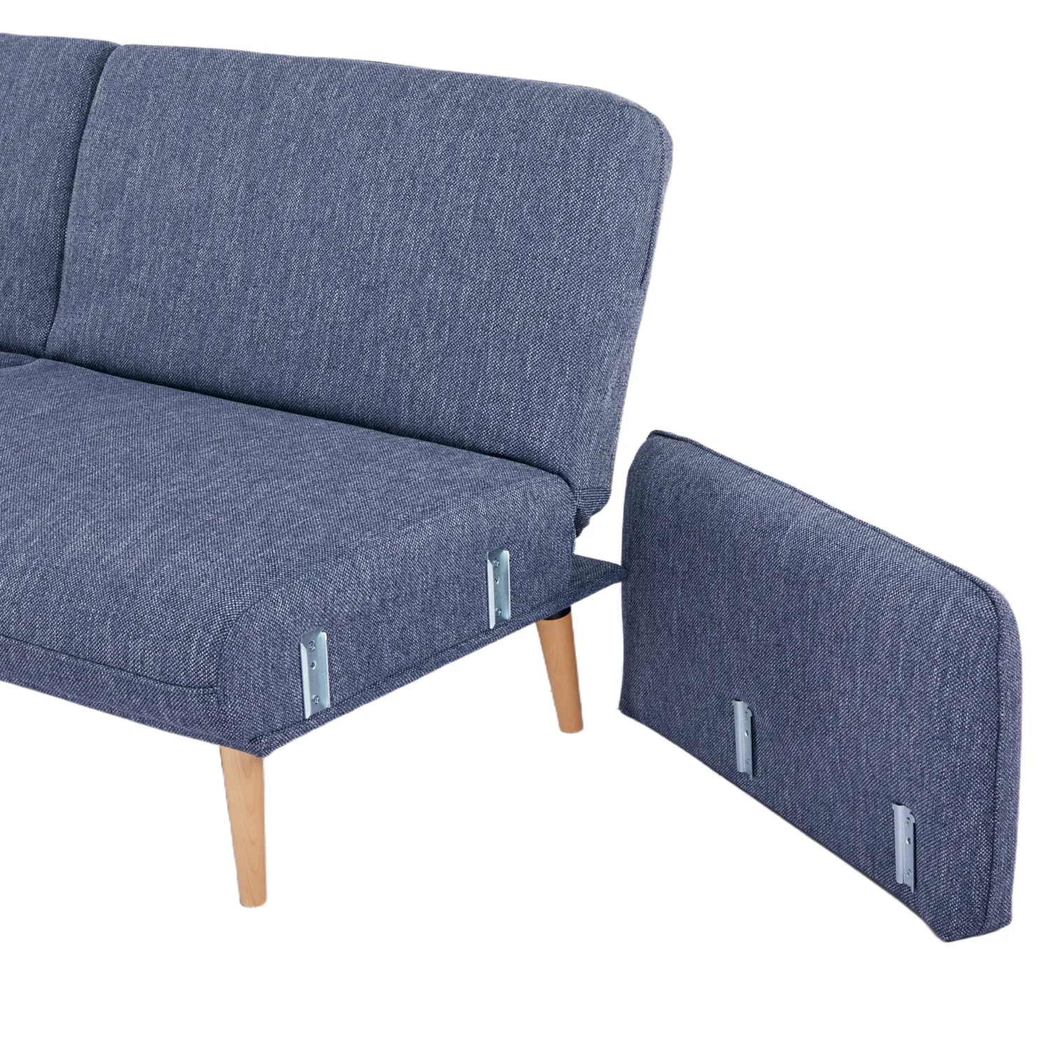 Avalon Fabric Click-Clark 3 Seater Sofa Bed – Navy - Image 19