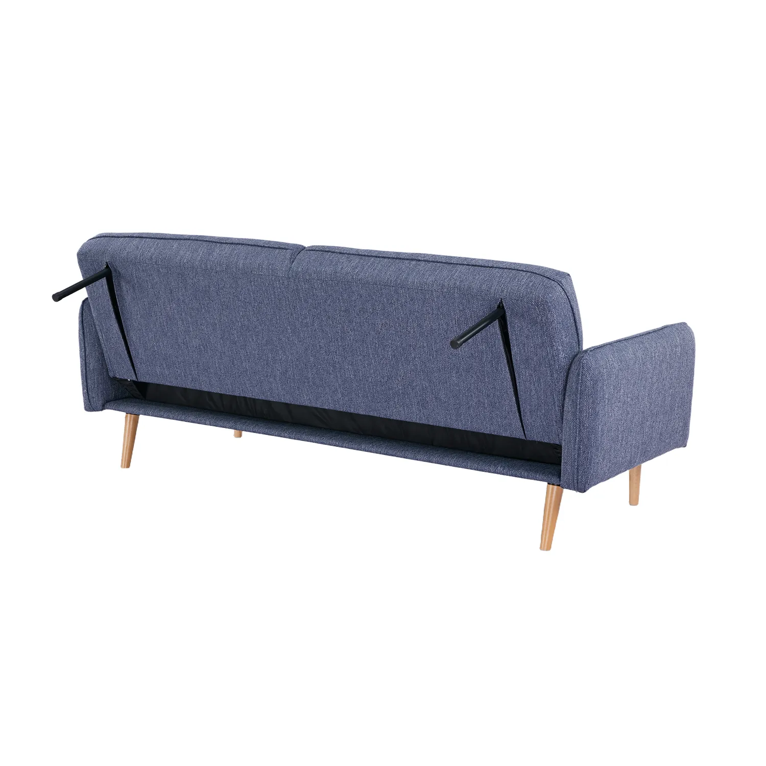 Avalon Fabric Click-Clark 3 Seater Sofa Bed – Navy - Image 9