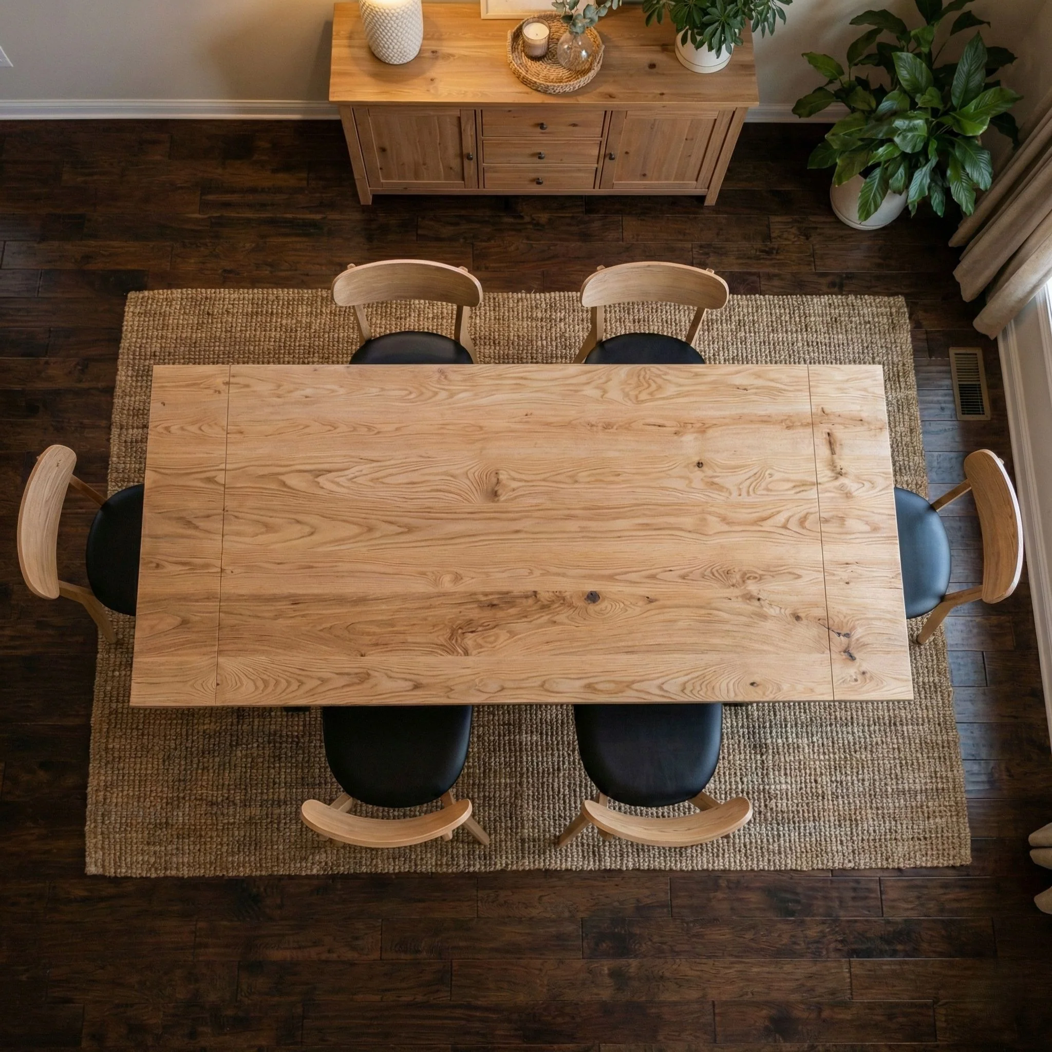 Elegant and Sophisticated Ash Dining Table - Image 3
