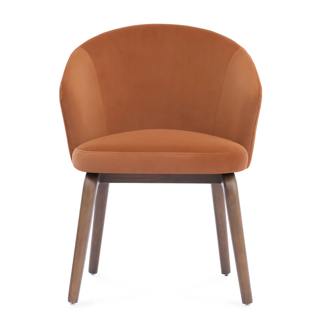 Elara Dining Chair - Rusty Orange - Image 5