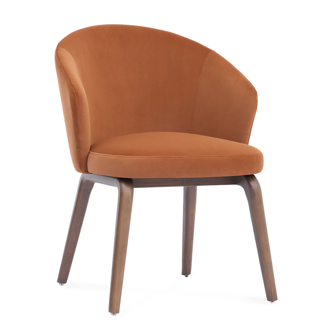 Elara Dining Chair - Rusty Orange - Image 6