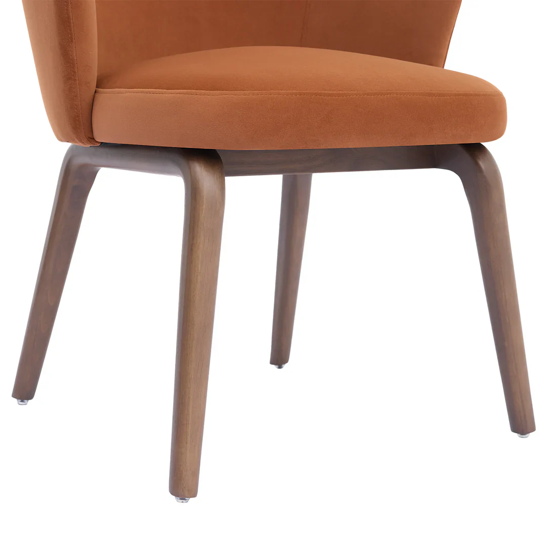Elara Dining Chair - Rusty Orange - Image 7