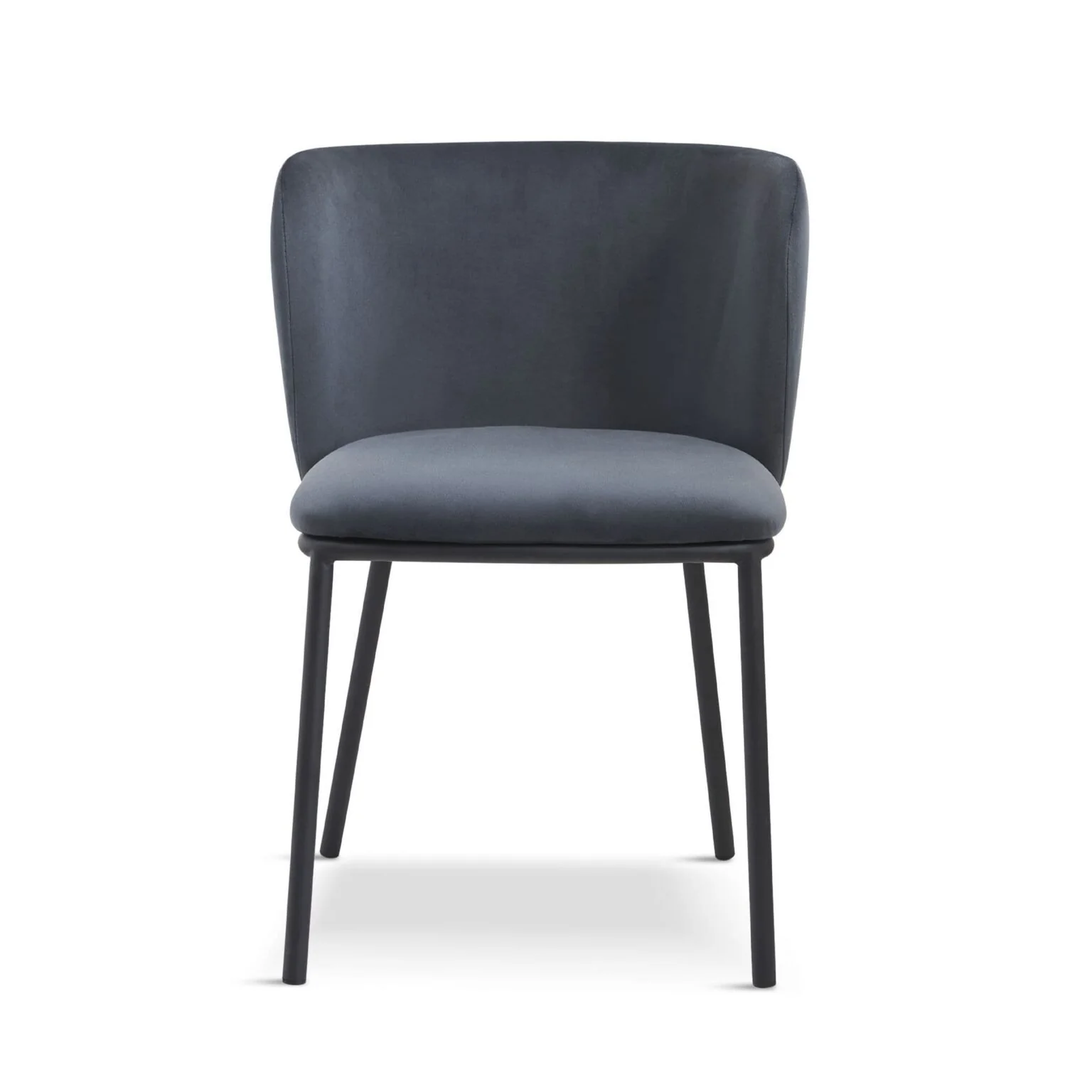 Monarch Velvet Dining Chair – Deep Grey (Set of 2) - Image 6