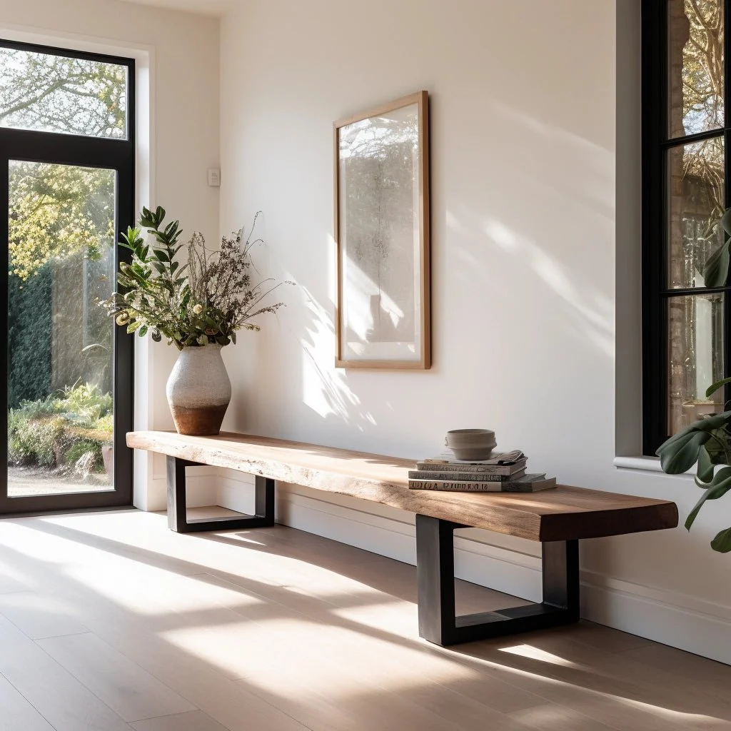 Elegant Beech Seating Bench