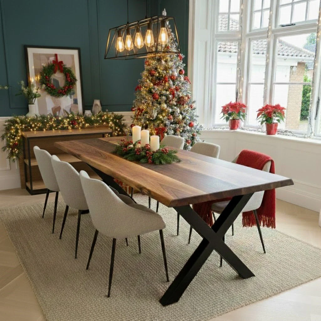 Luxury Walnut Dining Table - Image 6