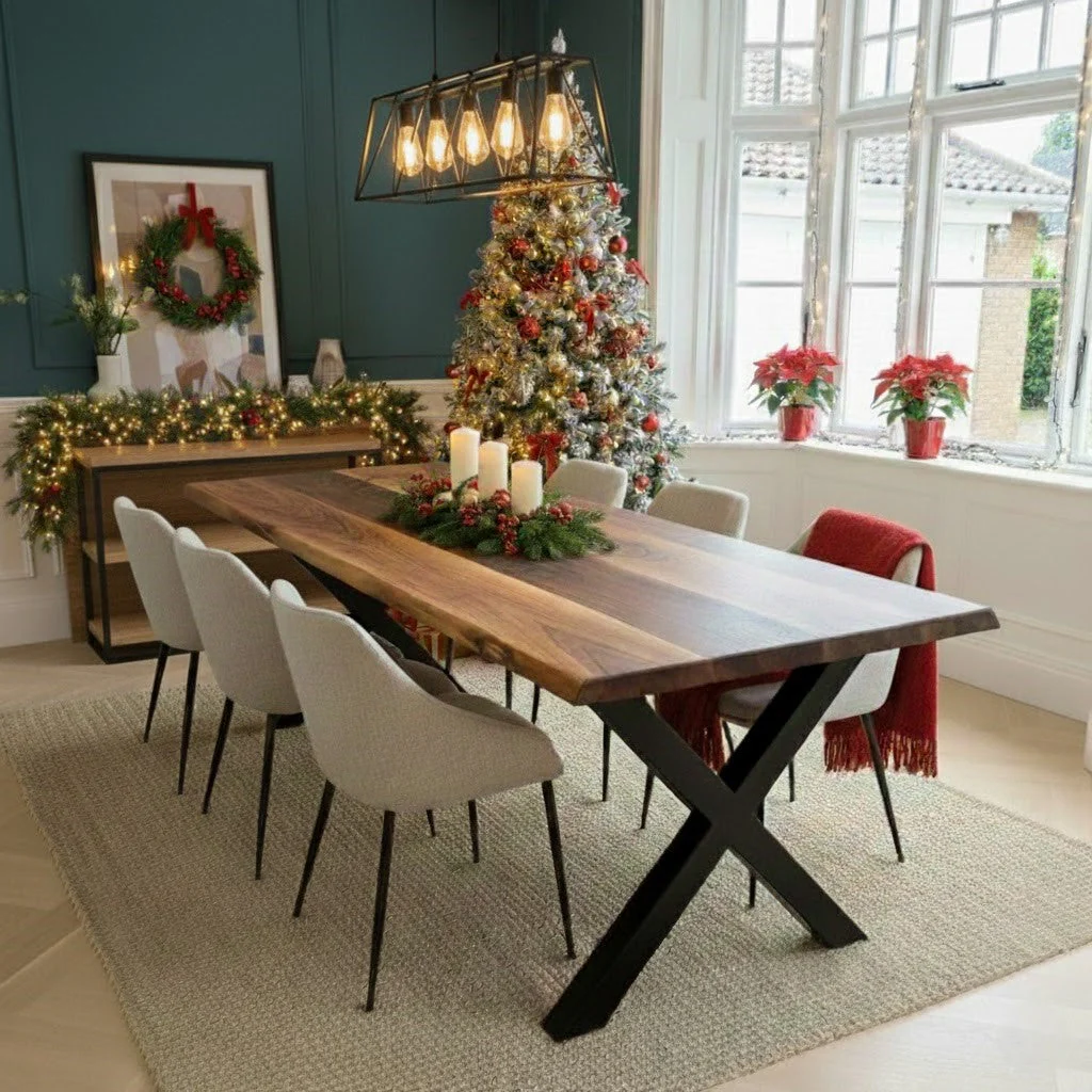 Luxury Walnut Dining Table - Image 8