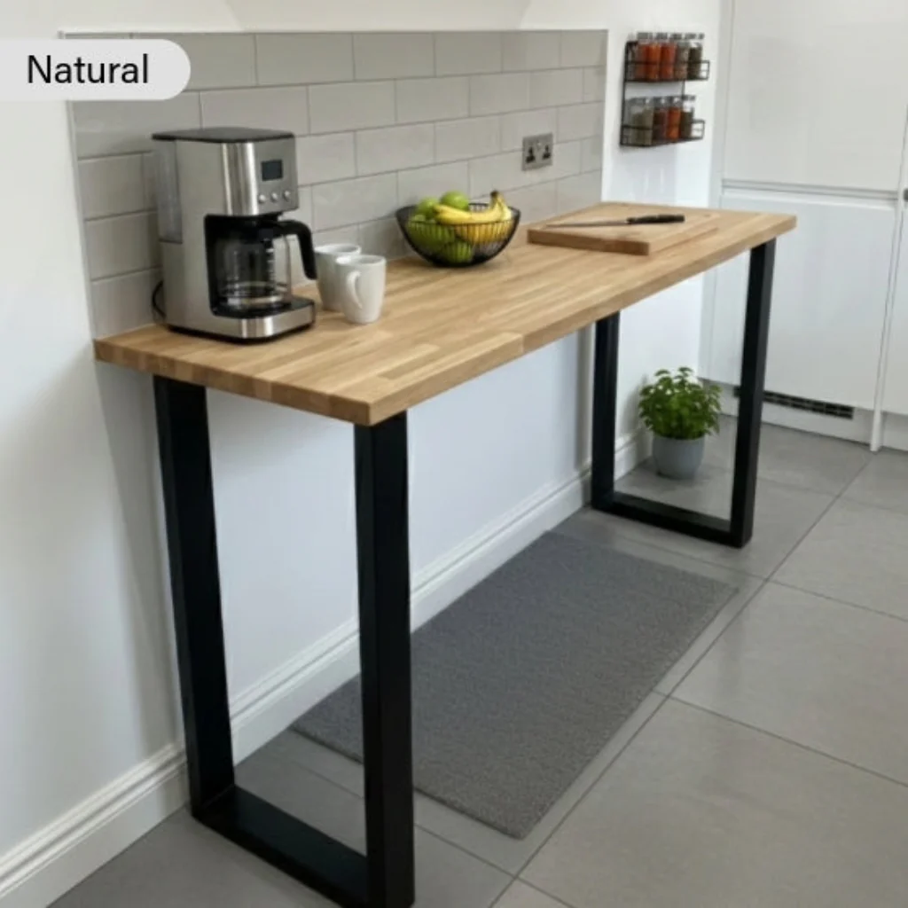Staved Oak Breakfast Bar - Image 5