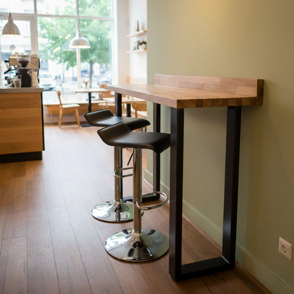Staved Oak Commercial Breakfast Bar - Image 2