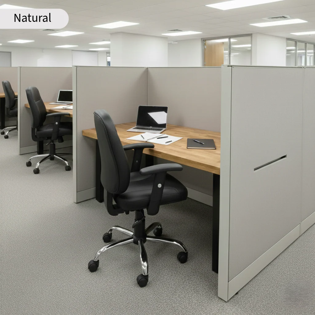 Solid Oak Staved Desk - Image 4