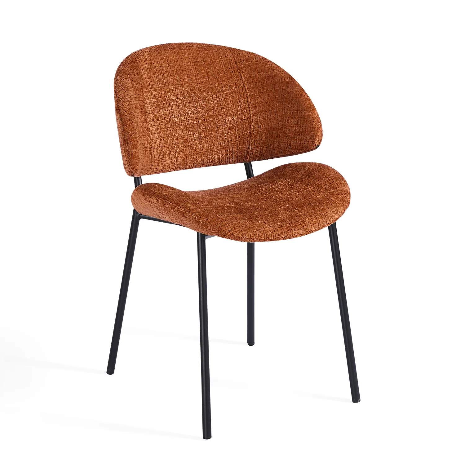Noble Dining Chair – Burnt Orange (Set of 4) - Image 2