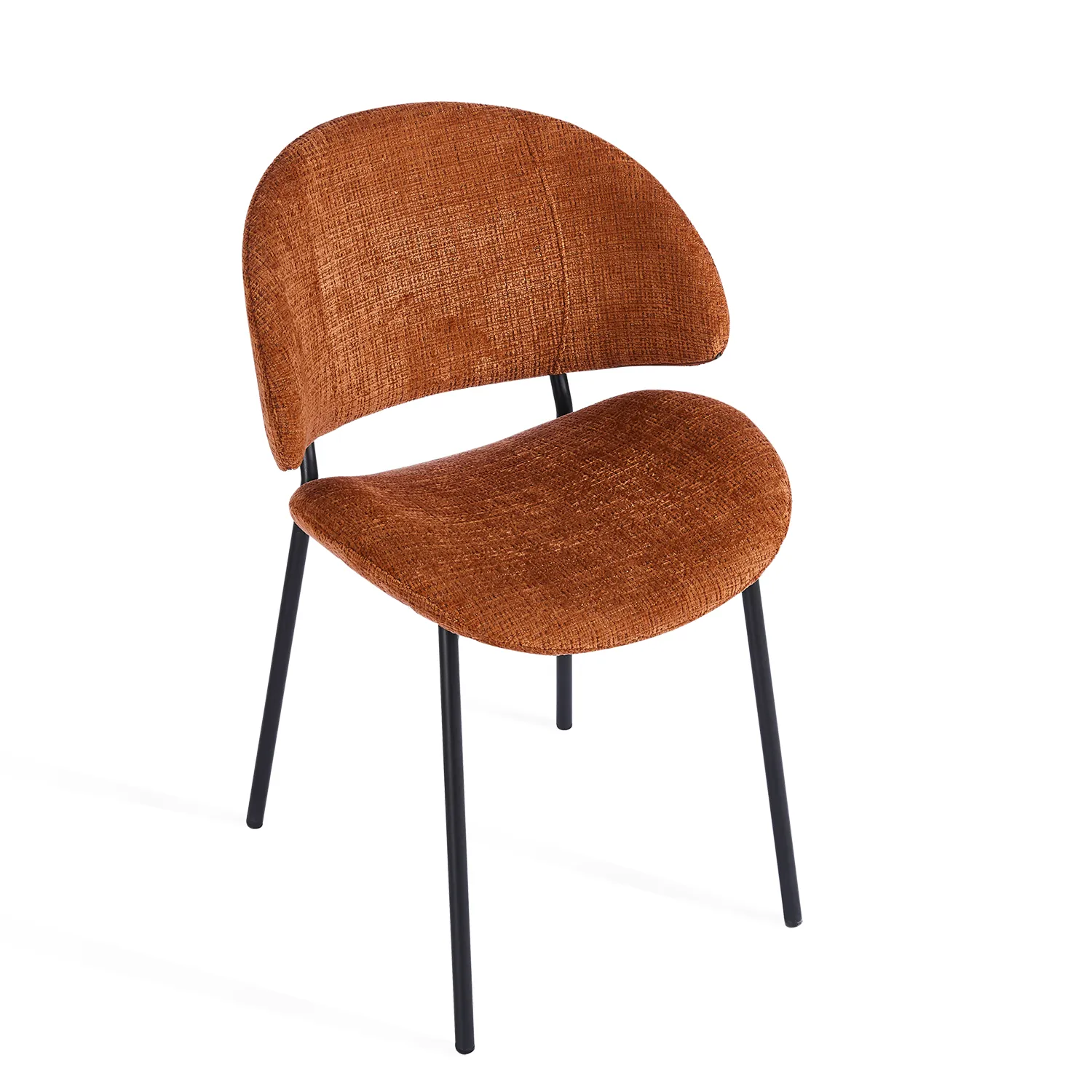 Noble Dining Chair – Burnt Orange (Set of 4) - Image 4