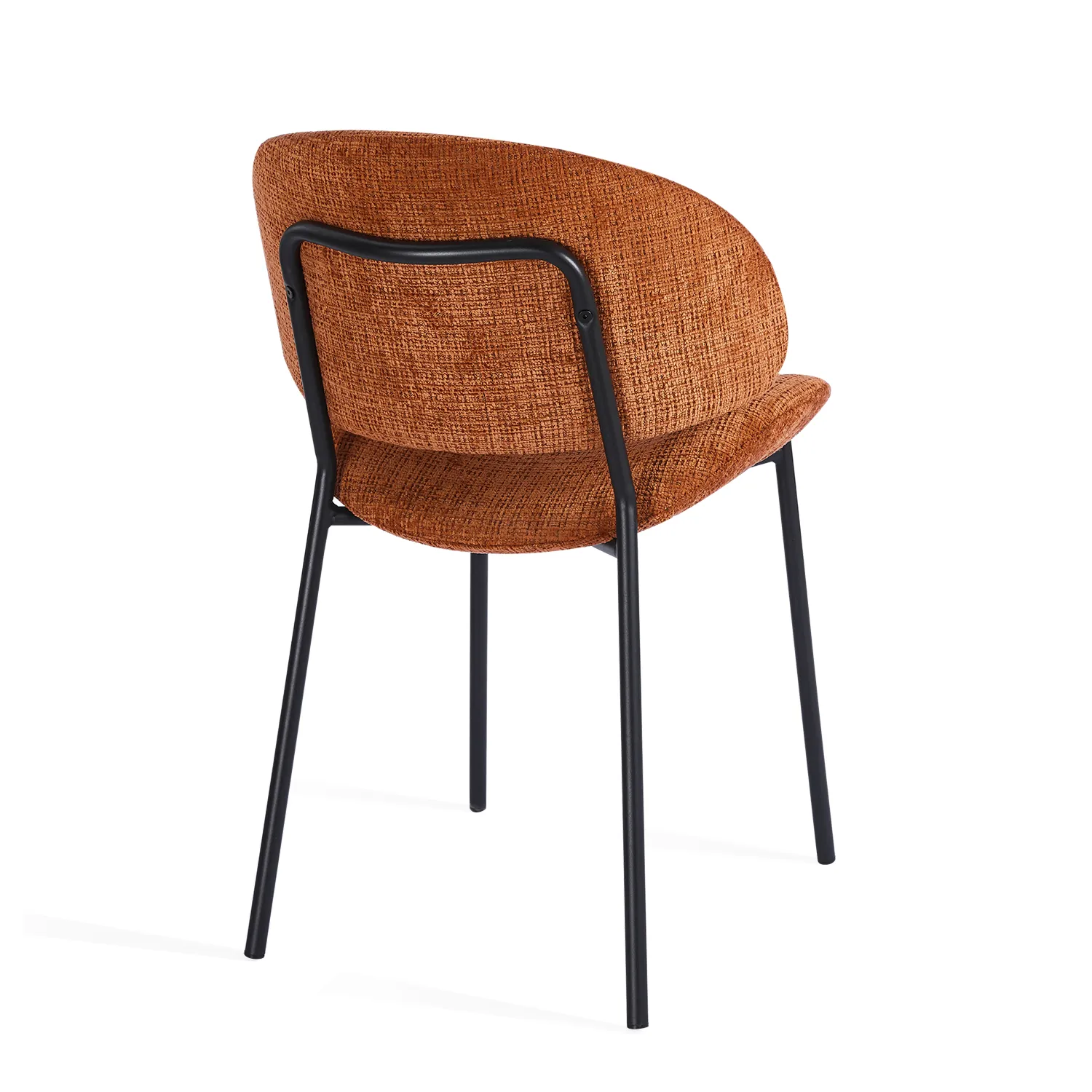 Noble Dining Chair – Burnt Orange (Set of 4) - Image 5