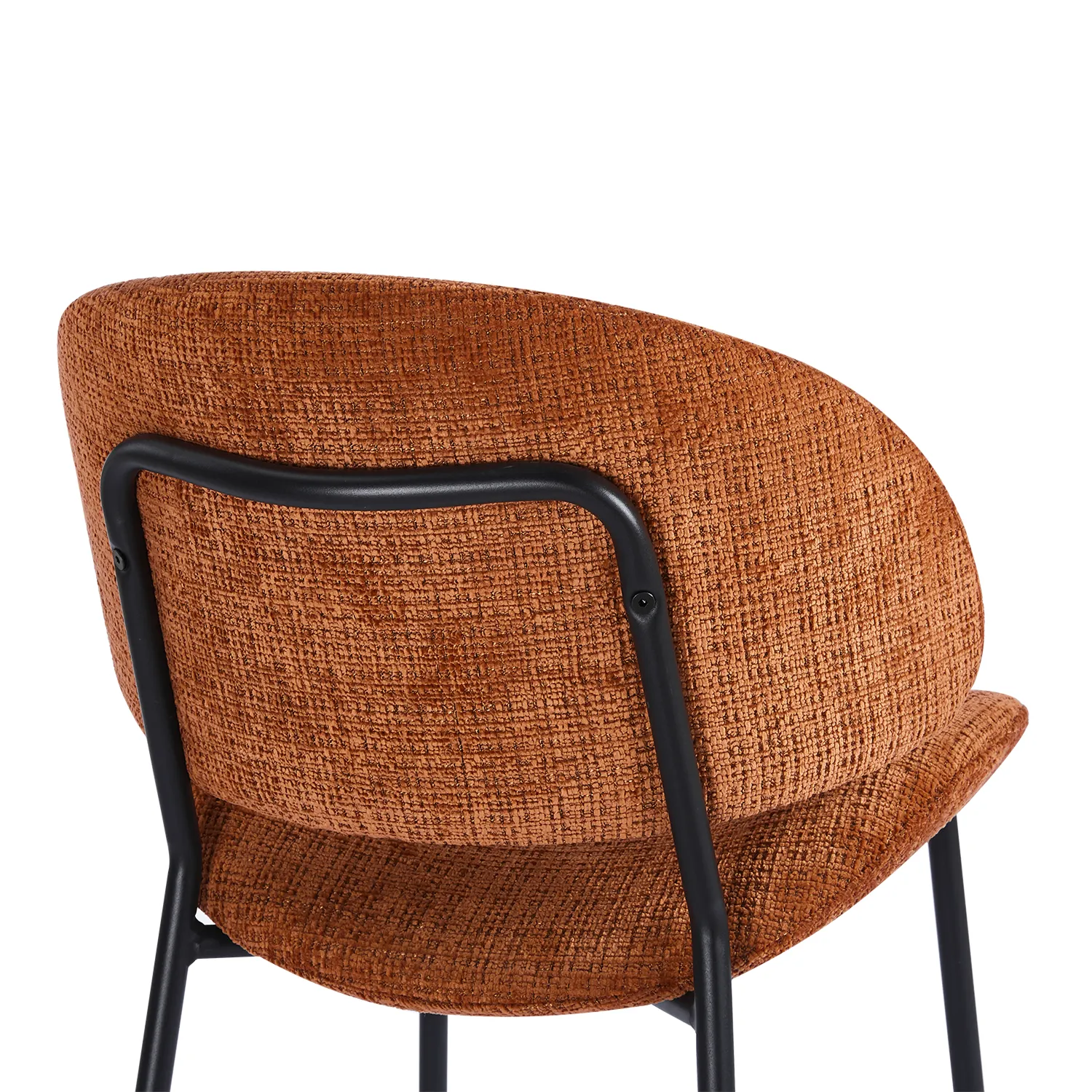 Noble Dining Chair – Burnt Orange (Set of 4) - Image 7