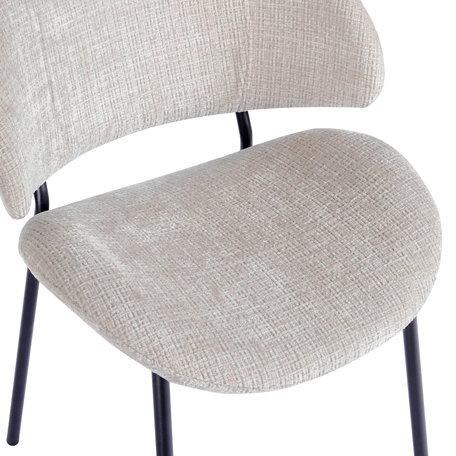 Noble Dining Chair – Cream (Set of 4) - Image 11