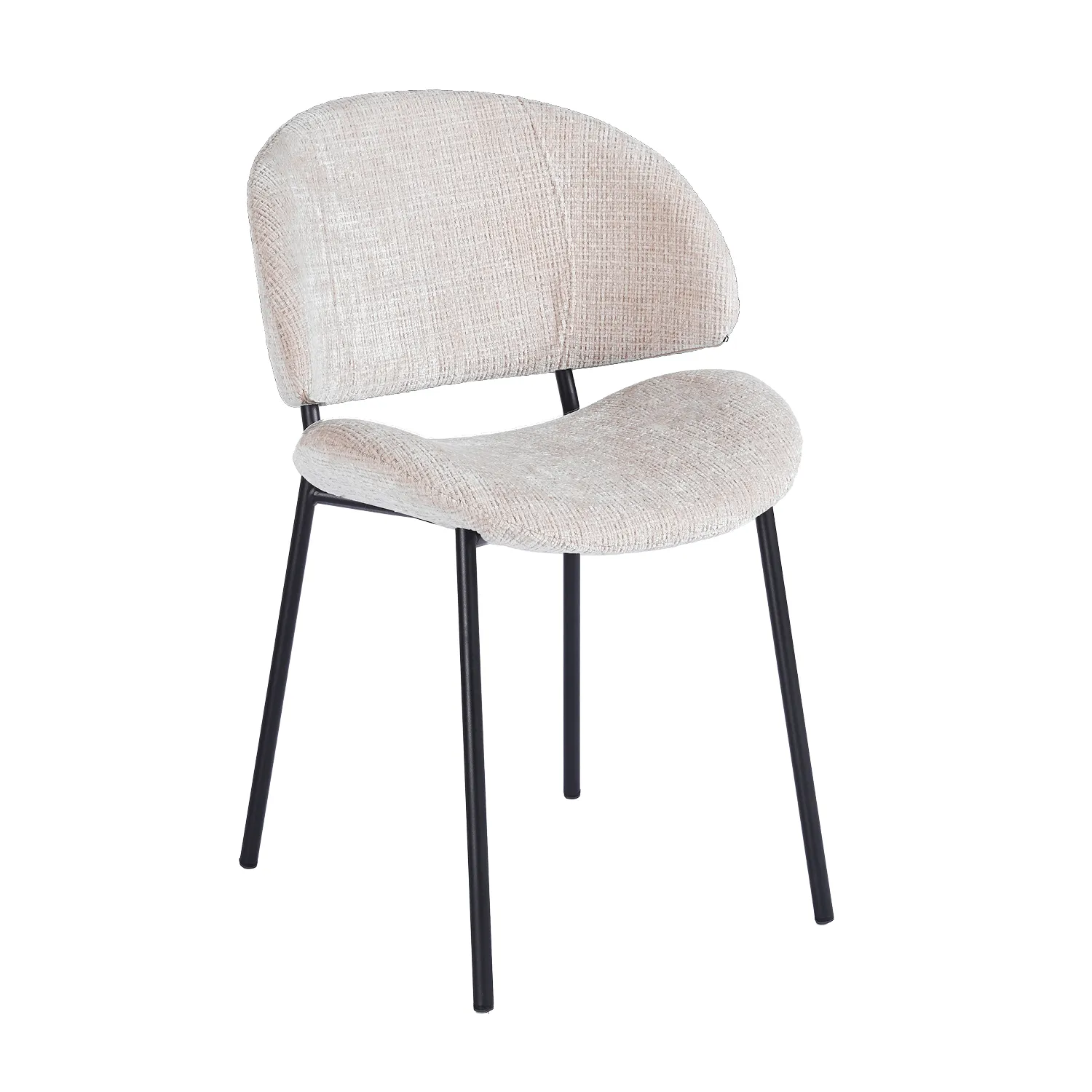 Noble Dining Chair – Cream (Set of 4) - Image 2
