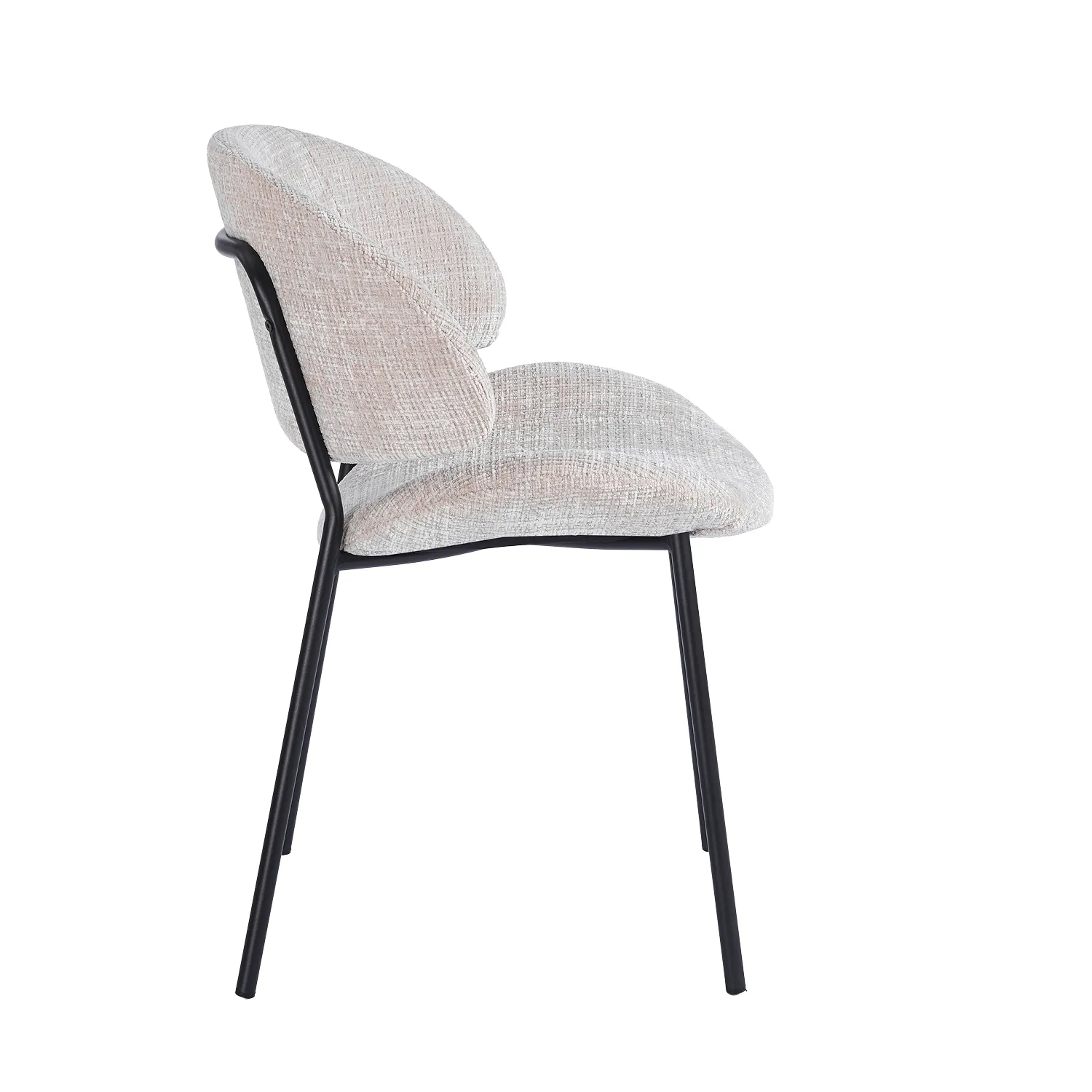 Noble Dining Chair – Cream (Set of 4) - Image 5