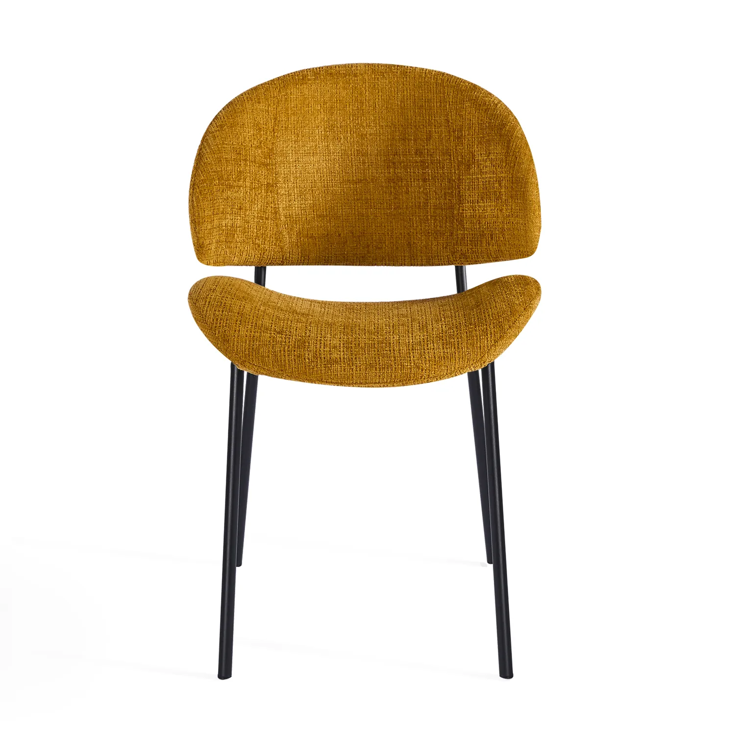 Noble Dining Chair – Mustard (Set of 4) - Image 2